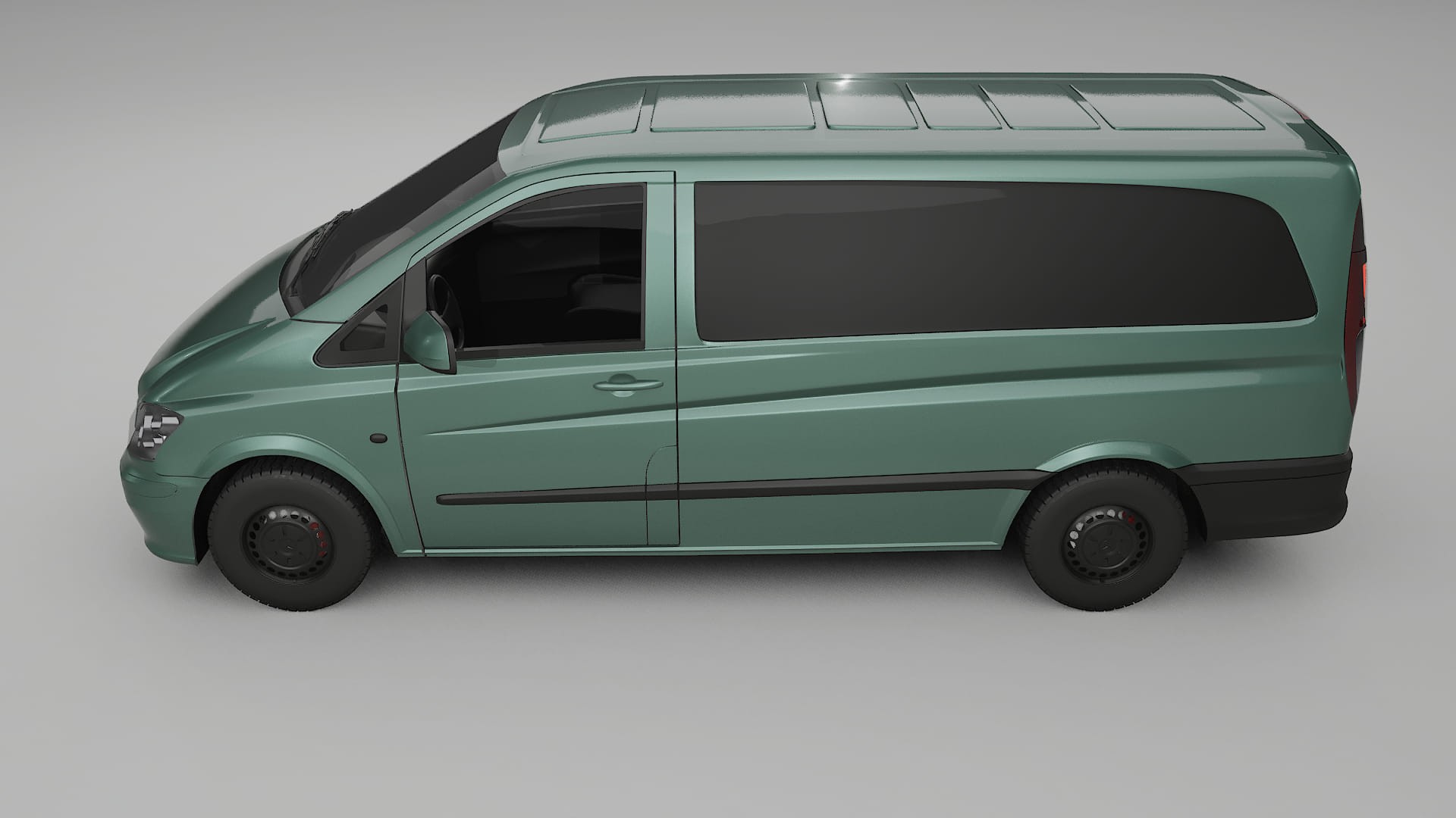 Mercedes Vito Short W639 facelift LCI TPU Lakbeschermingsfolie | EVERGREEN Kleurveranderende PPF – Volledig Voorgesneden Kit