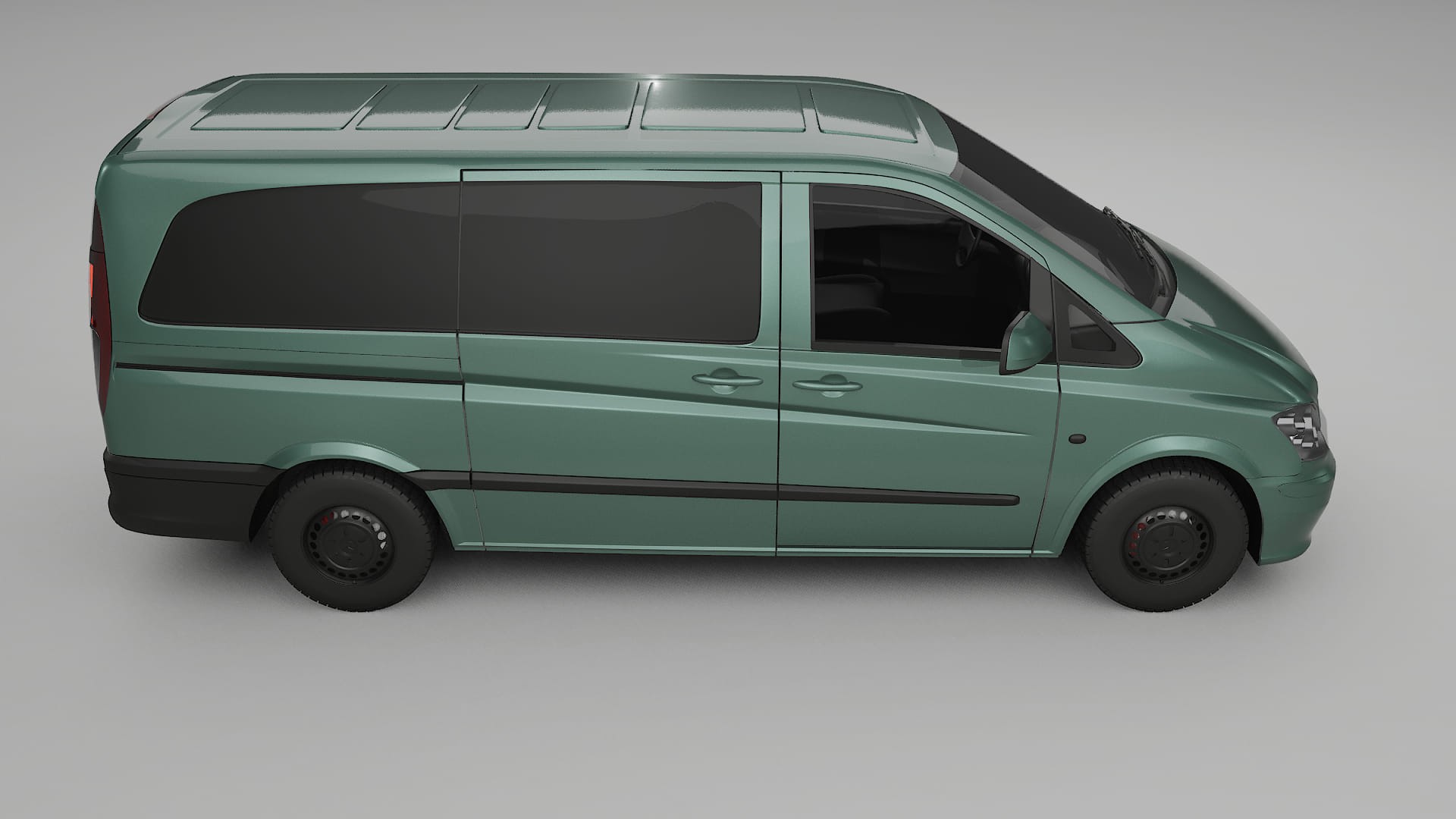 Mercedes Vito Short W639 facelift LCI TPU Lakbeschermingsfolie | EVERGREEN Kleurveranderende PPF – Volledig Voorgesneden Kit
