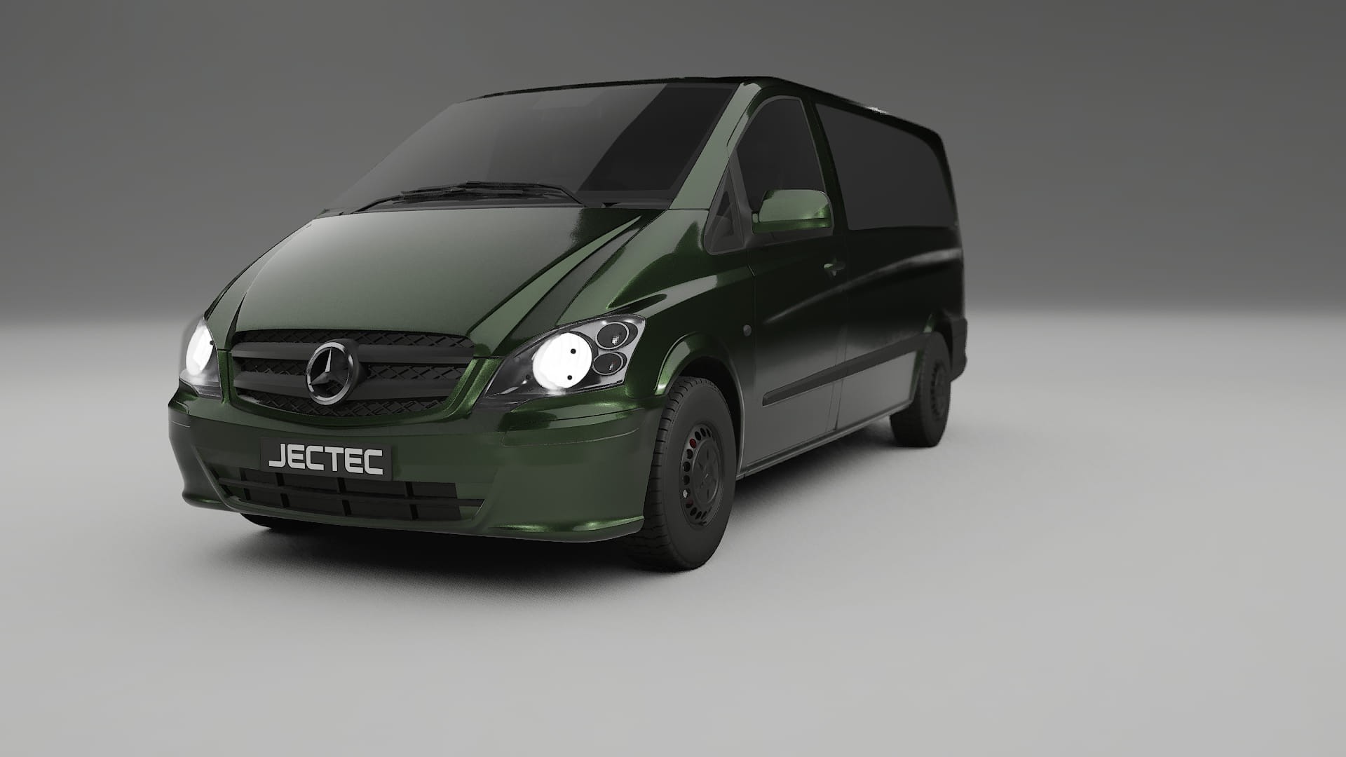 Mercedes Vito Short W639 facelift LCI TPU Lakbeschermingsfolie | LAGOON Kleurveranderende PPF – Volledig Voorgesneden Kit