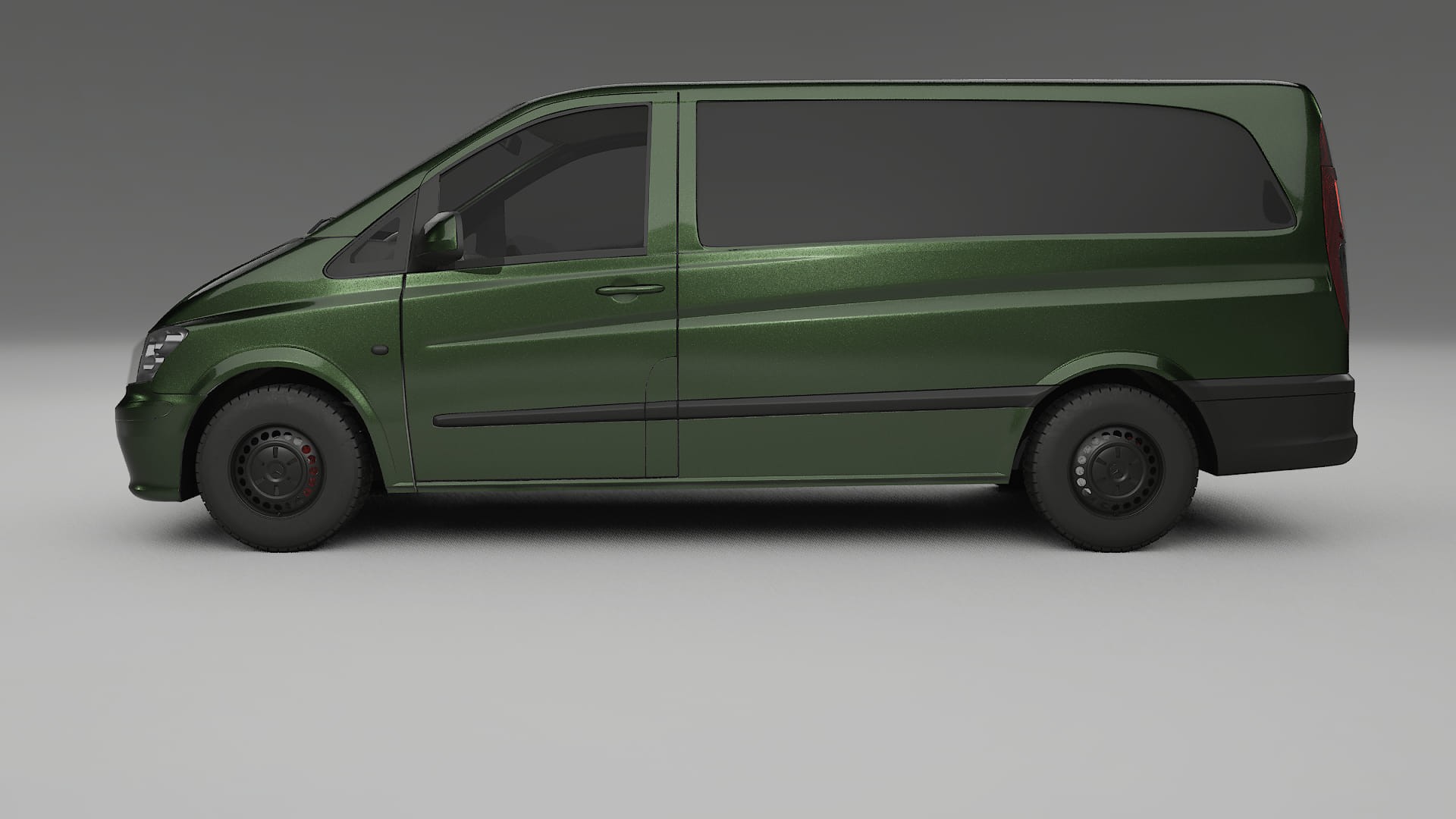 Mercedes Vito Short W639 facelift LCI TPU Lakbeschermingsfolie | LAGOON Kleurveranderende PPF – Volledig Voorgesneden Kit