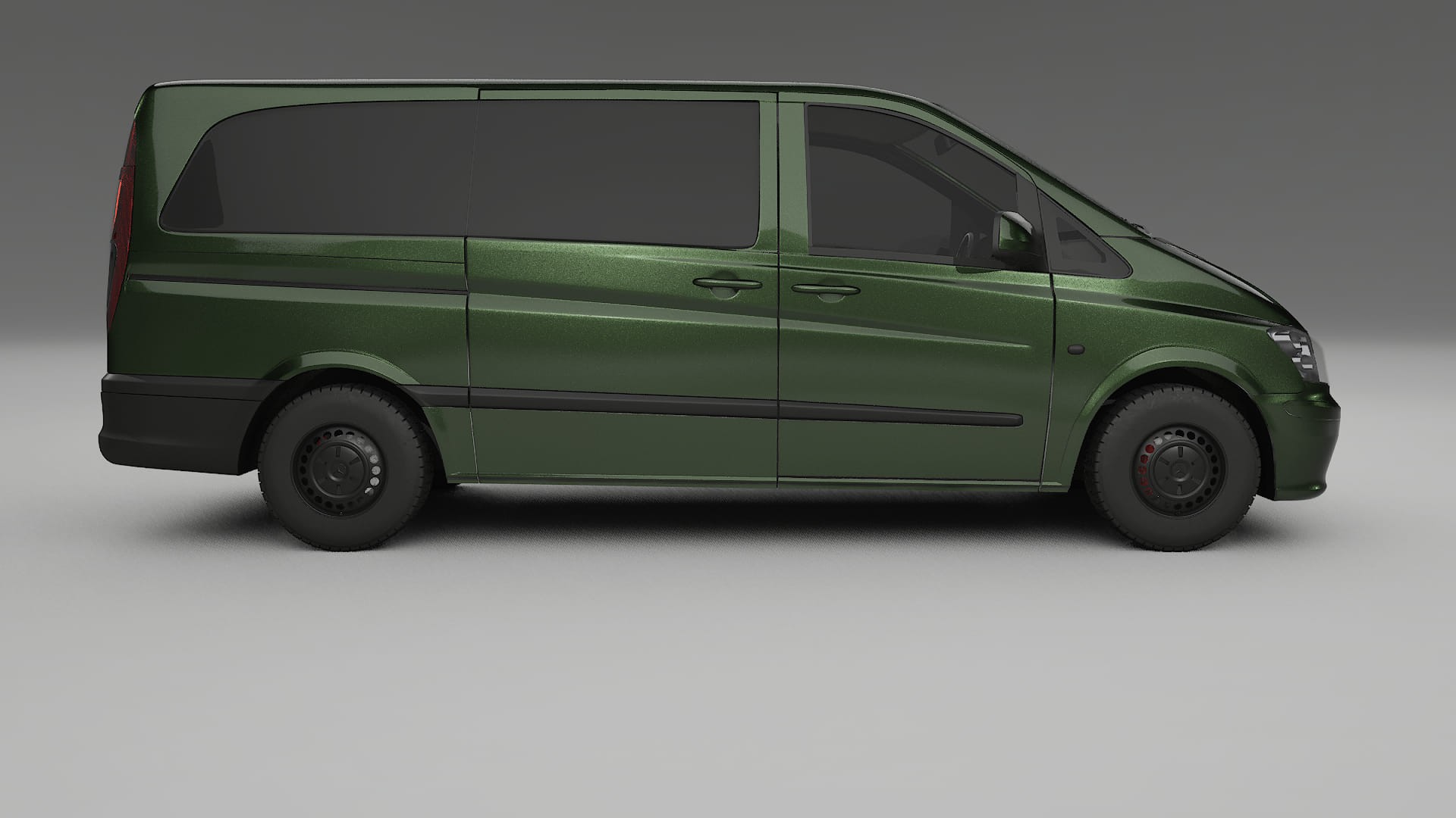 Mercedes Vito Short W639 facelift LCI TPU Lakbeschermingsfolie | LAGOON Kleurveranderende PPF – Volledig Voorgesneden Kit