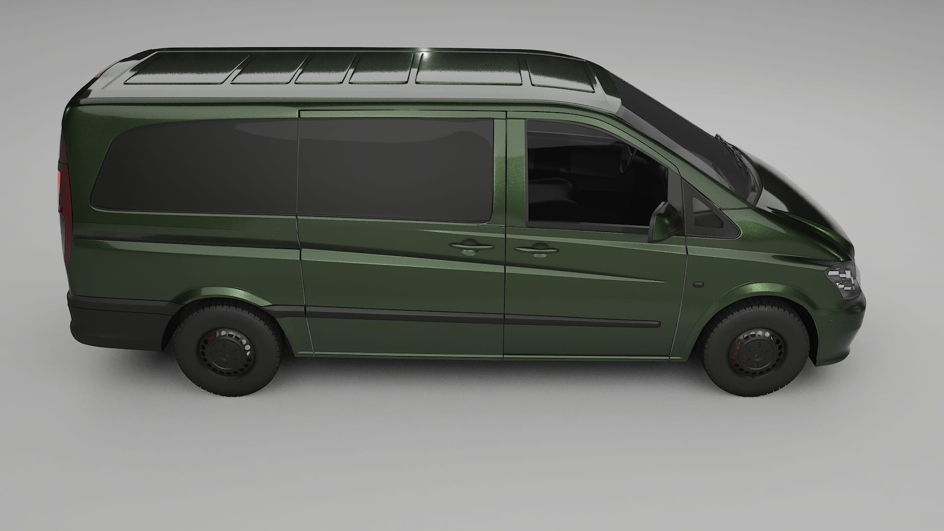 Mercedes Vito Short W639 facelift LCI TPU Lakbeschermingsfolie | LAGOON Kleurveranderende PPF – Volledig Voorgesneden Kit