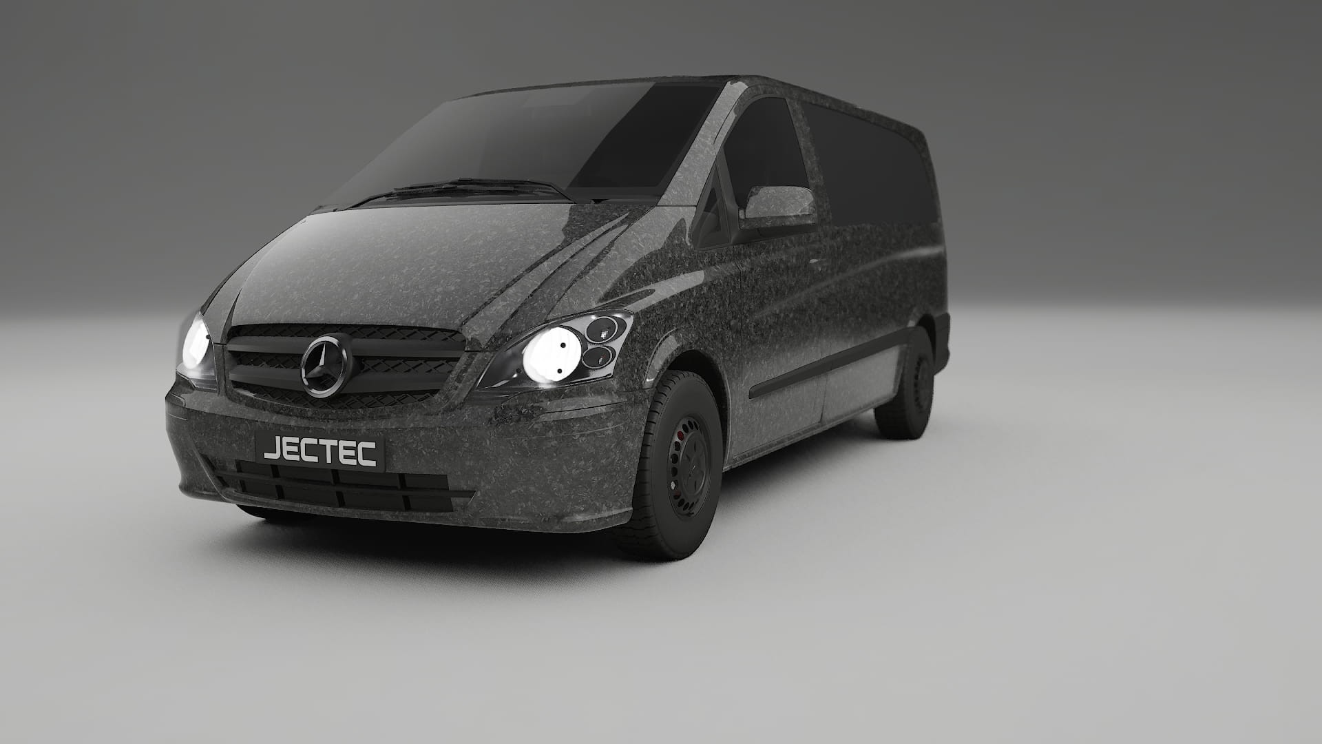 Mercedes Vito Short W639 facelift LCI TPU Lakbeschermingsfolie | FORGED S Kleurveranderende PPF – Volledig Voorgesneden Kit