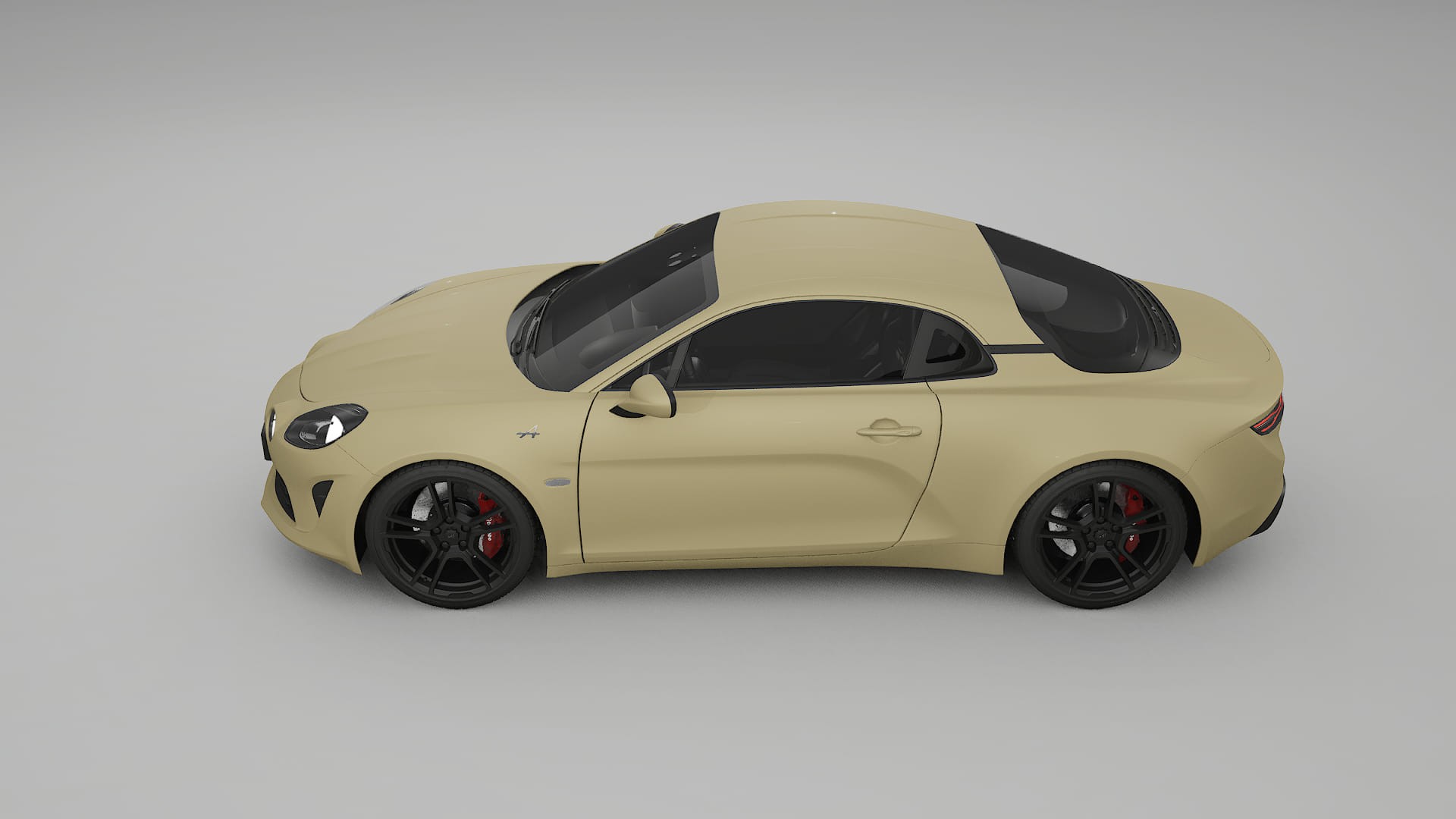 Renault Alpine A110 TPU Lakbeschermingsfolie | SAND Kleurveranderende PPF – Volledig Voorgesneden Kit