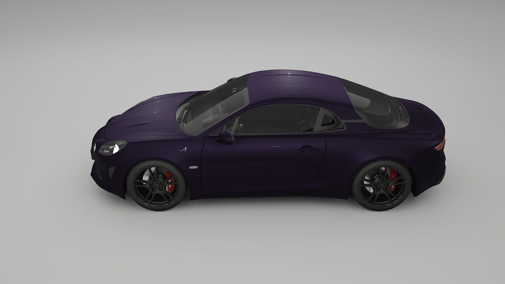 Renault Alpine A110 TPU Lakbeschermingsfolie | VIOLET Kleurveranderende PPF – Volledig Voorgesneden Kit