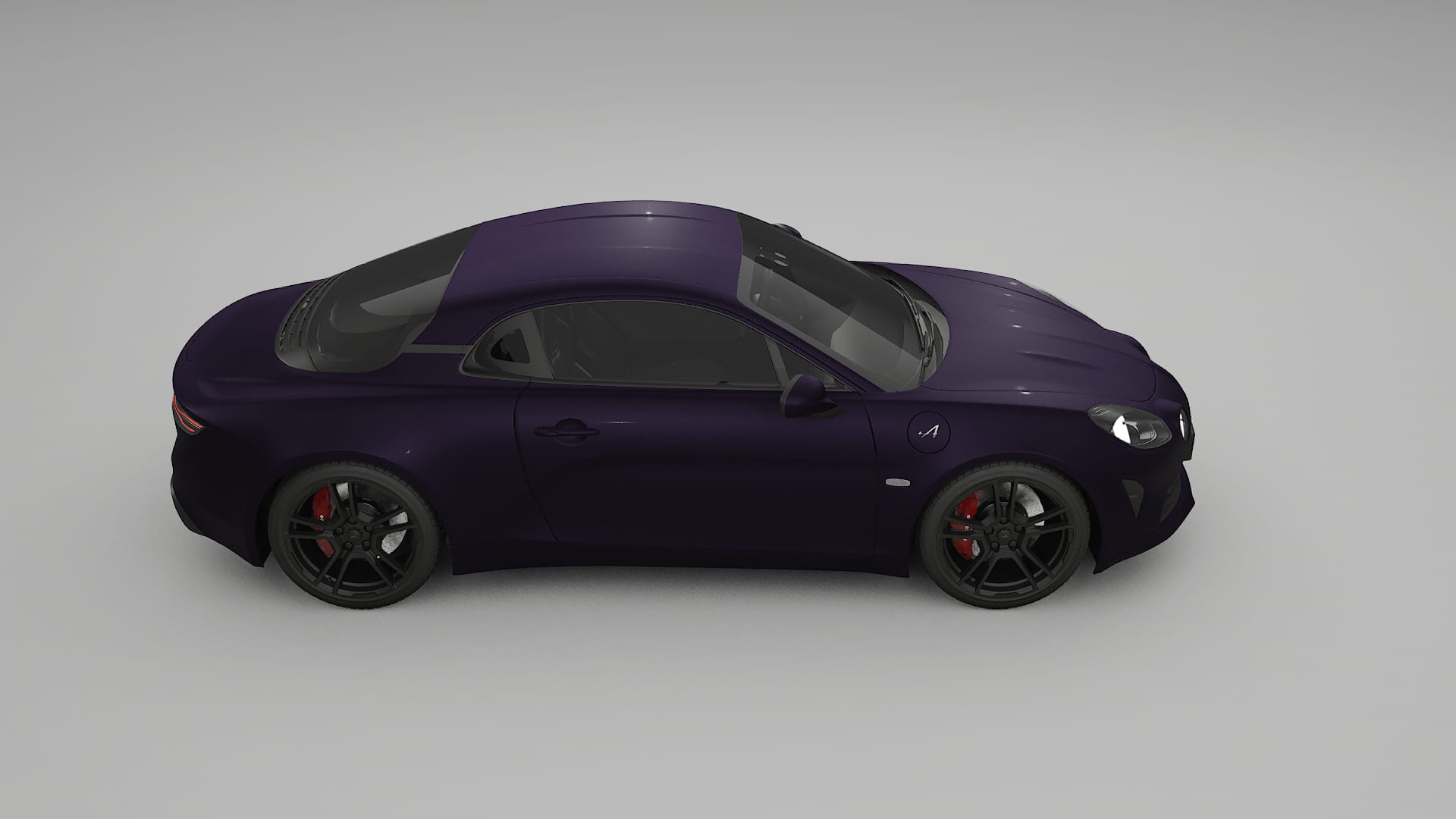 Renault Alpine A110 TPU Lakbeschermingsfolie | VIOLET Kleurveranderende PPF – Volledig Voorgesneden Kit
