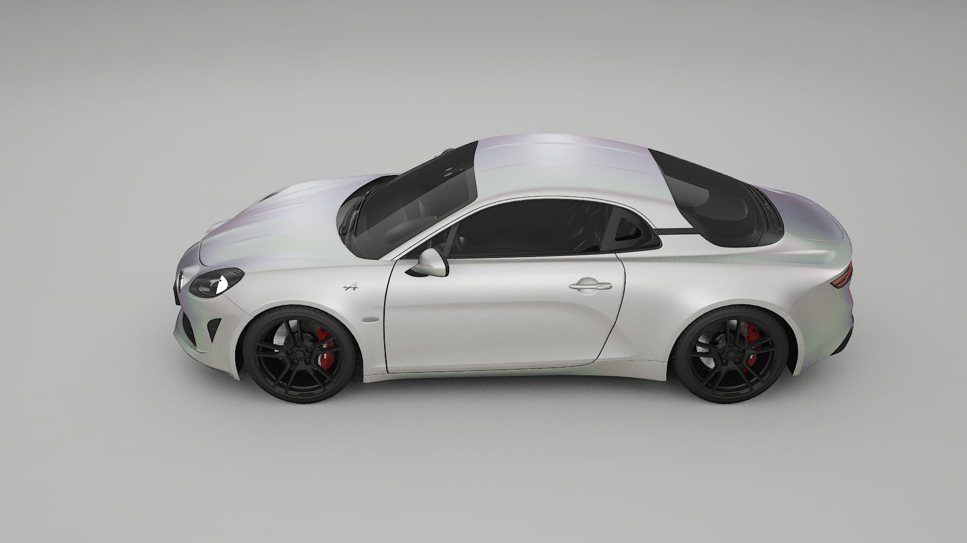 Renault Alpine A110 TPU Lakbeschermingsfolie | NEBULA Kleurveranderende PPF – Volledig Voorgesneden Kit