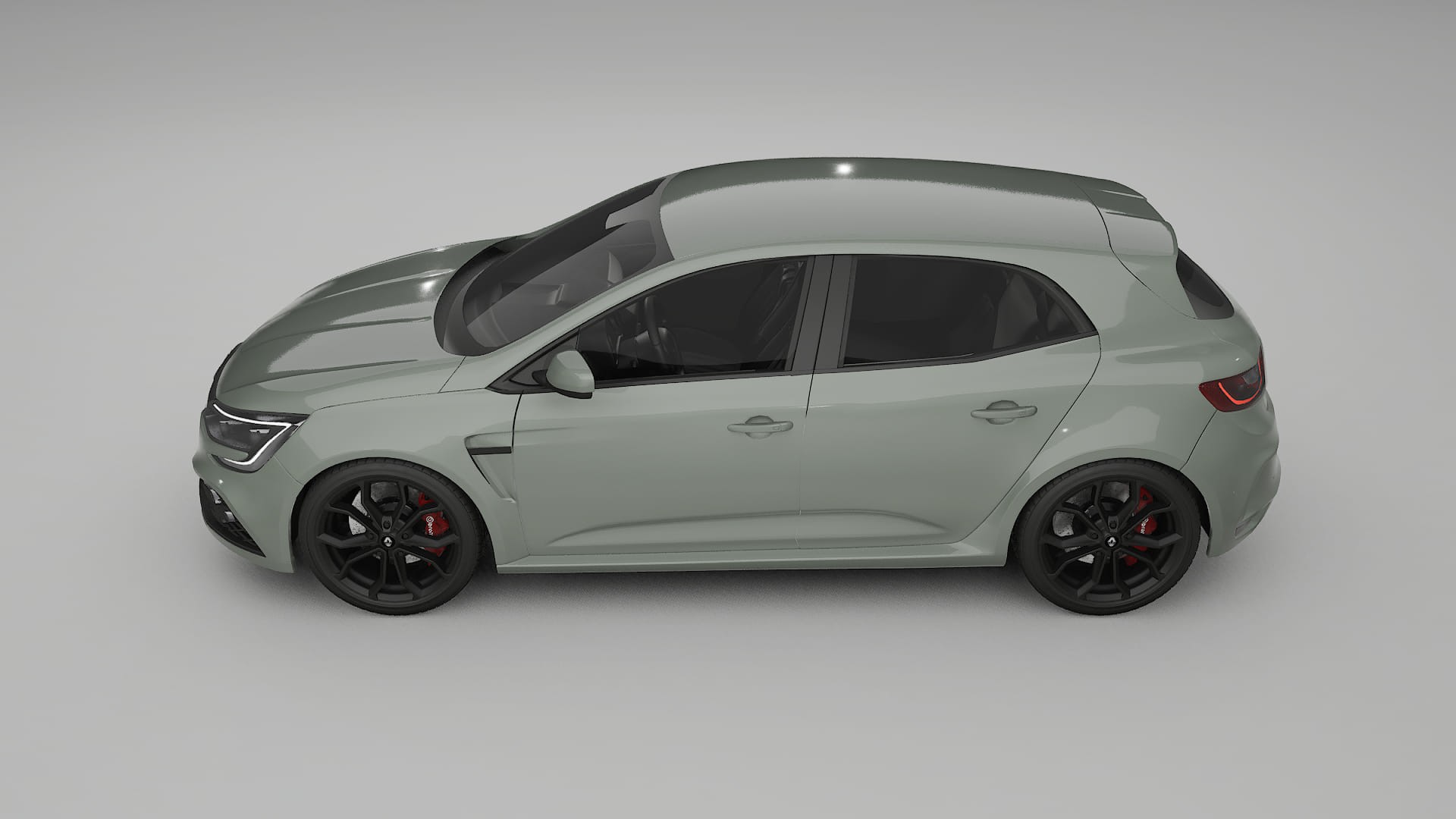 Renault Megane RS IV TPU Lakbeschermingsfolie | SLATE Kleurveranderende PPF – Volledig Voorgesneden Kit