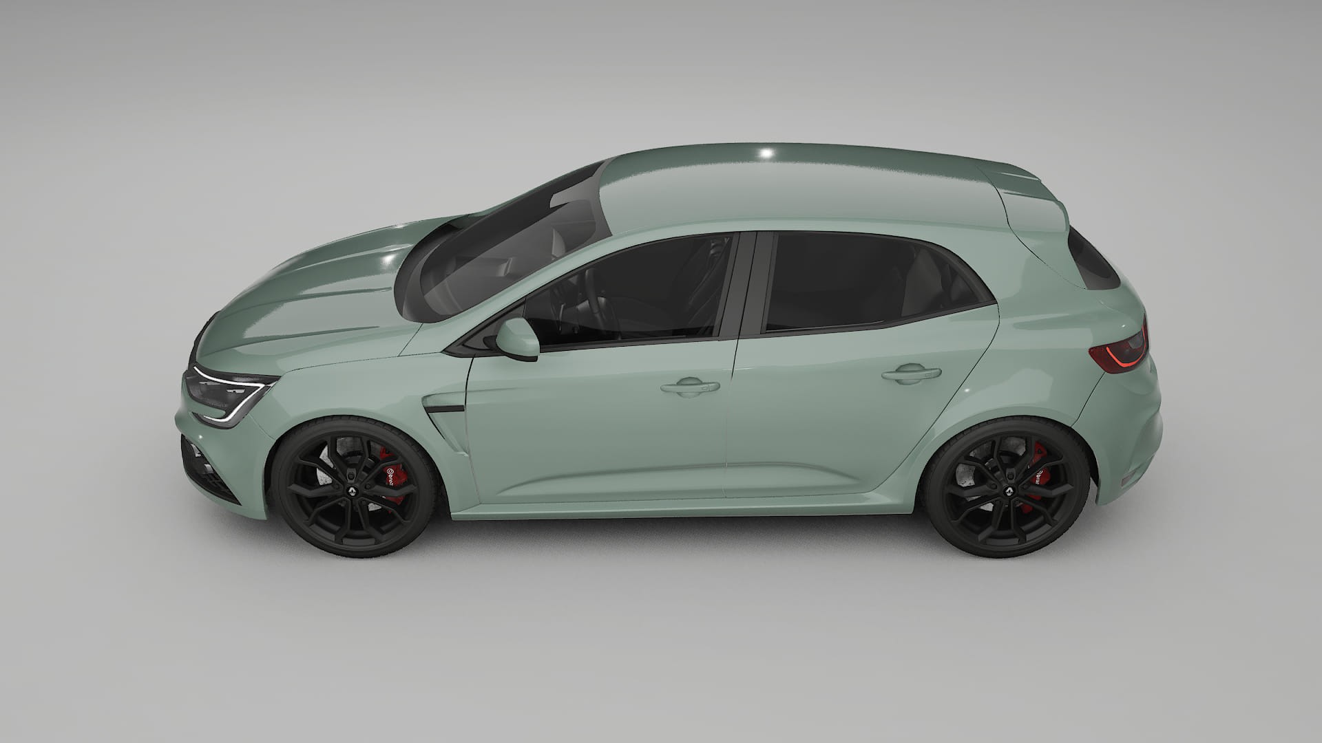 Renault Megane RS IV TPU Lakbeschermingsfolie | CINDER Kleurveranderende PPF – Volledig Voorgesneden Kit