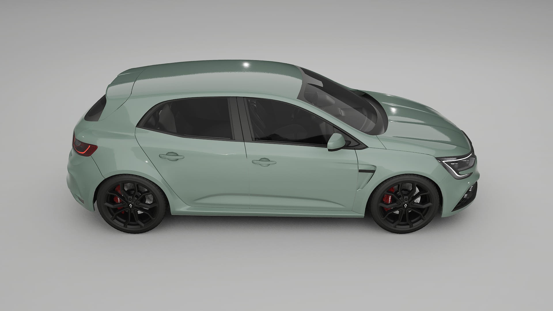 Renault Megane RS IV TPU Lakbeschermingsfolie | CINDER Kleurveranderende PPF – Volledig Voorgesneden Kit