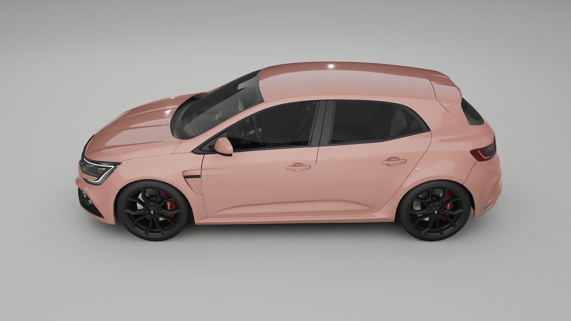 Renault Megane RS IV TPU Lakbeschermingsfolie | BLUSH Kleurveranderende PPF – Volledig Voorgesneden Kit