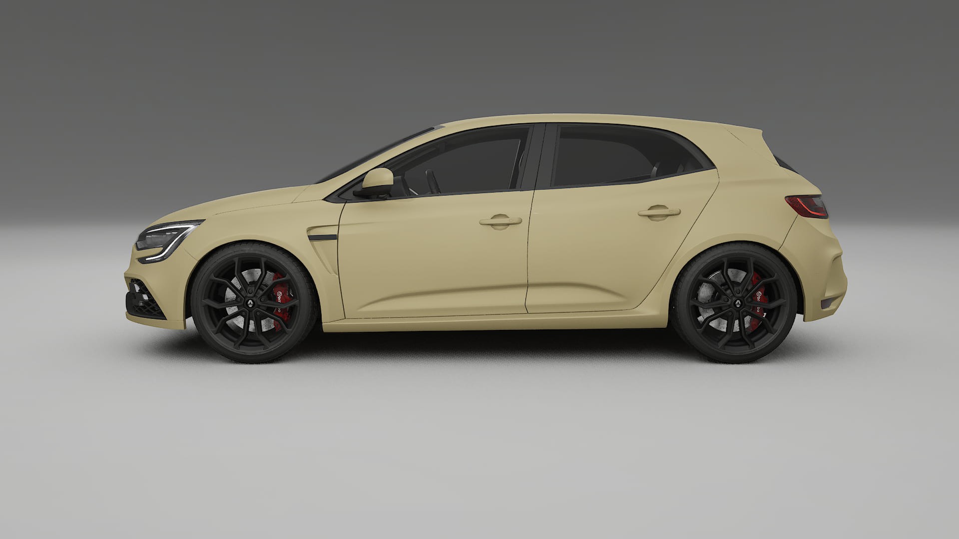 Renault Megane RS IV TPU Lakbeschermingsfolie | SAND Kleurveranderende PPF – Volledig Voorgesneden Kit