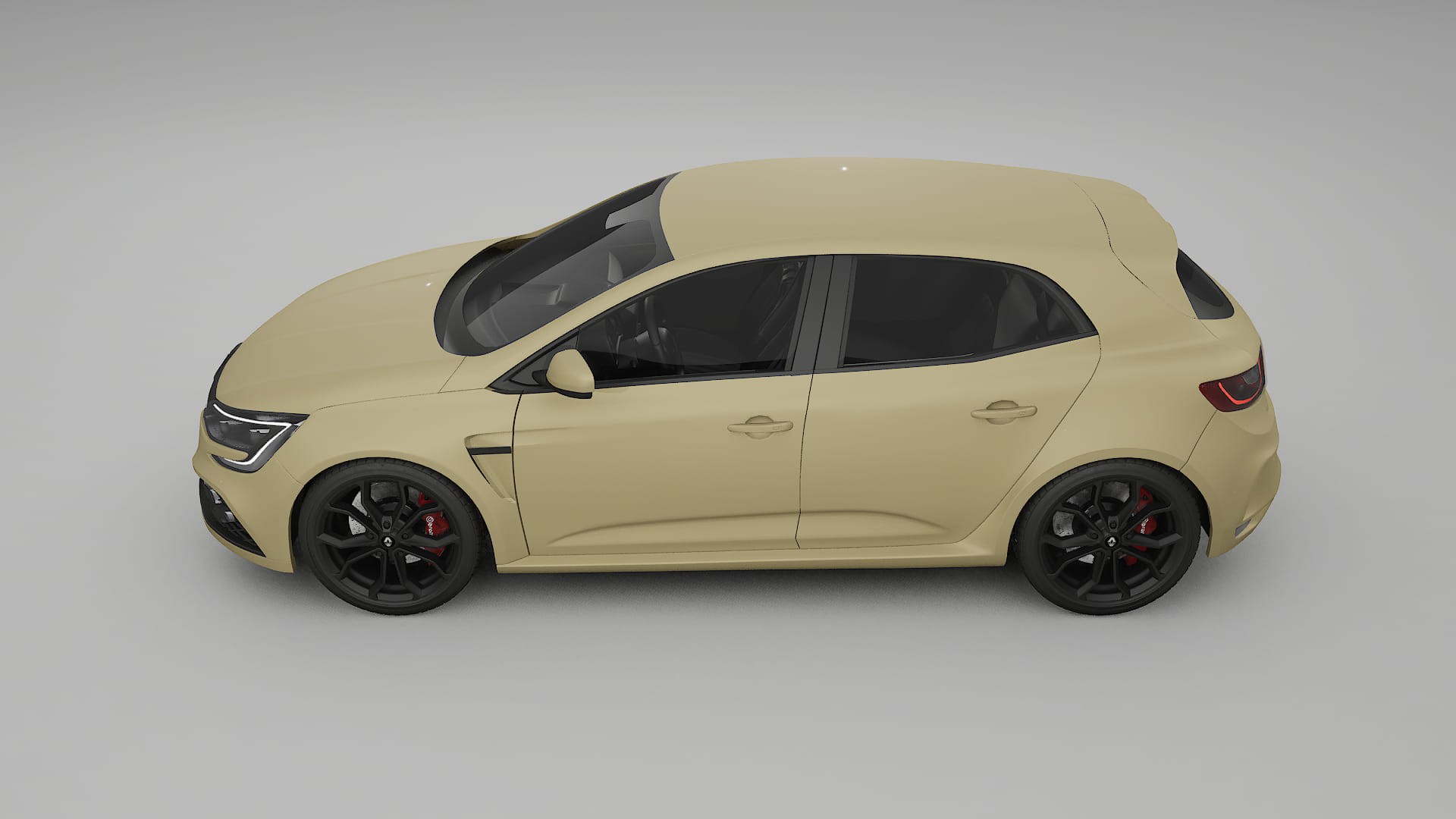 Renault Megane RS IV TPU Lakbeschermingsfolie | SAND Kleurveranderende PPF – Volledig Voorgesneden Kit
