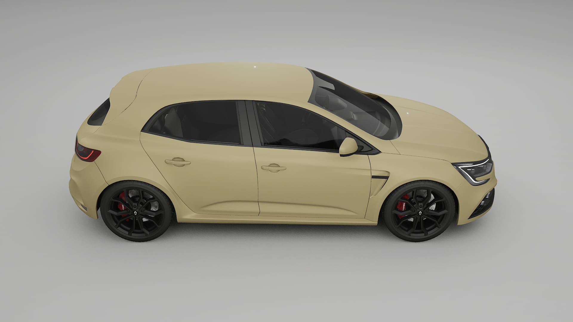 Renault Megane RS IV TPU Lakbeschermingsfolie | SAND Kleurveranderende PPF – Volledig Voorgesneden Kit