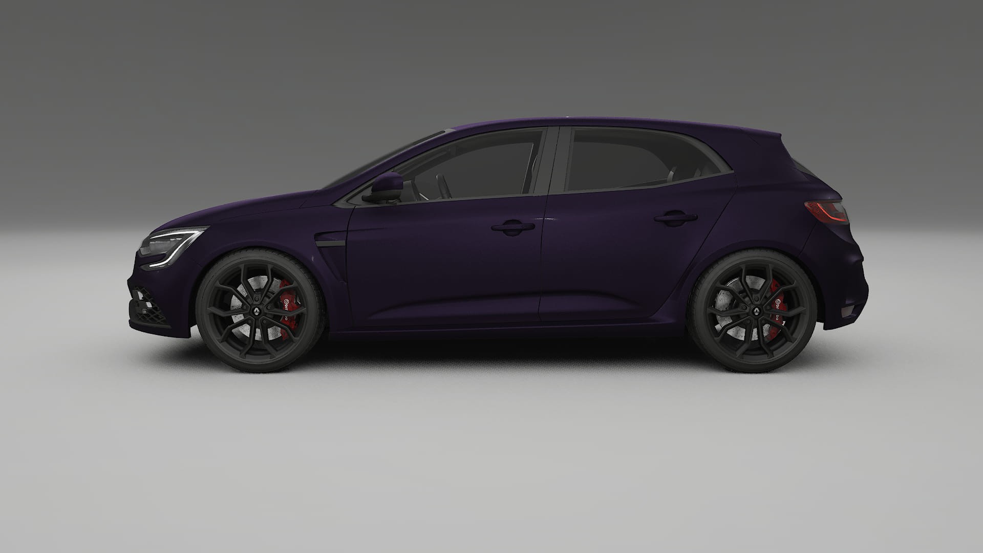 Renault Megane RS IV TPU Lakbeschermingsfolie | VIOLET Kleurveranderende PPF – Volledig Voorgesneden Kit