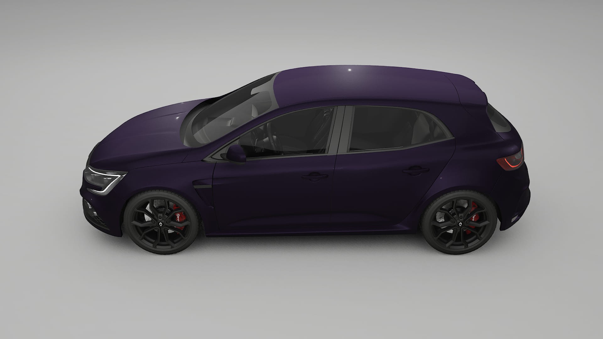 Renault Megane RS IV TPU Lakbeschermingsfolie | VIOLET Kleurveranderende PPF – Volledig Voorgesneden Kit