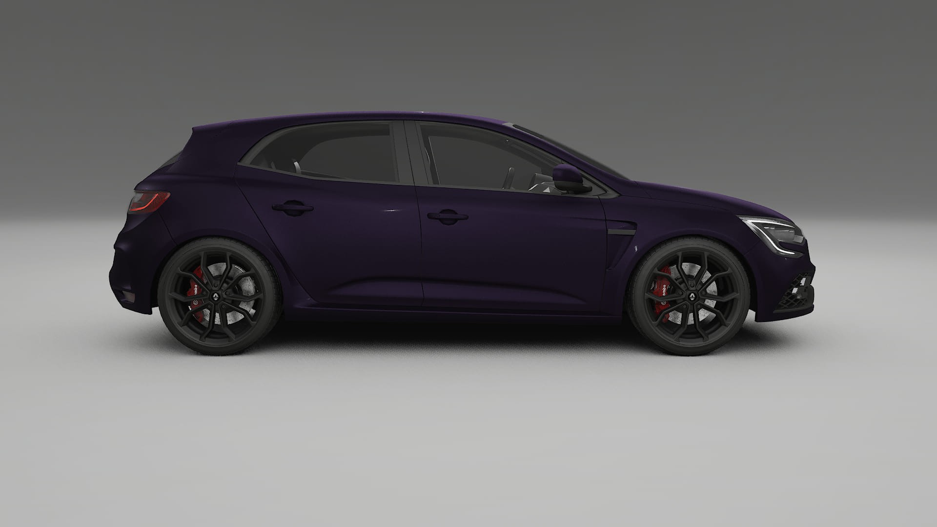 Renault Megane RS IV TPU Lakbeschermingsfolie | VIOLET Kleurveranderende PPF – Volledig Voorgesneden Kit