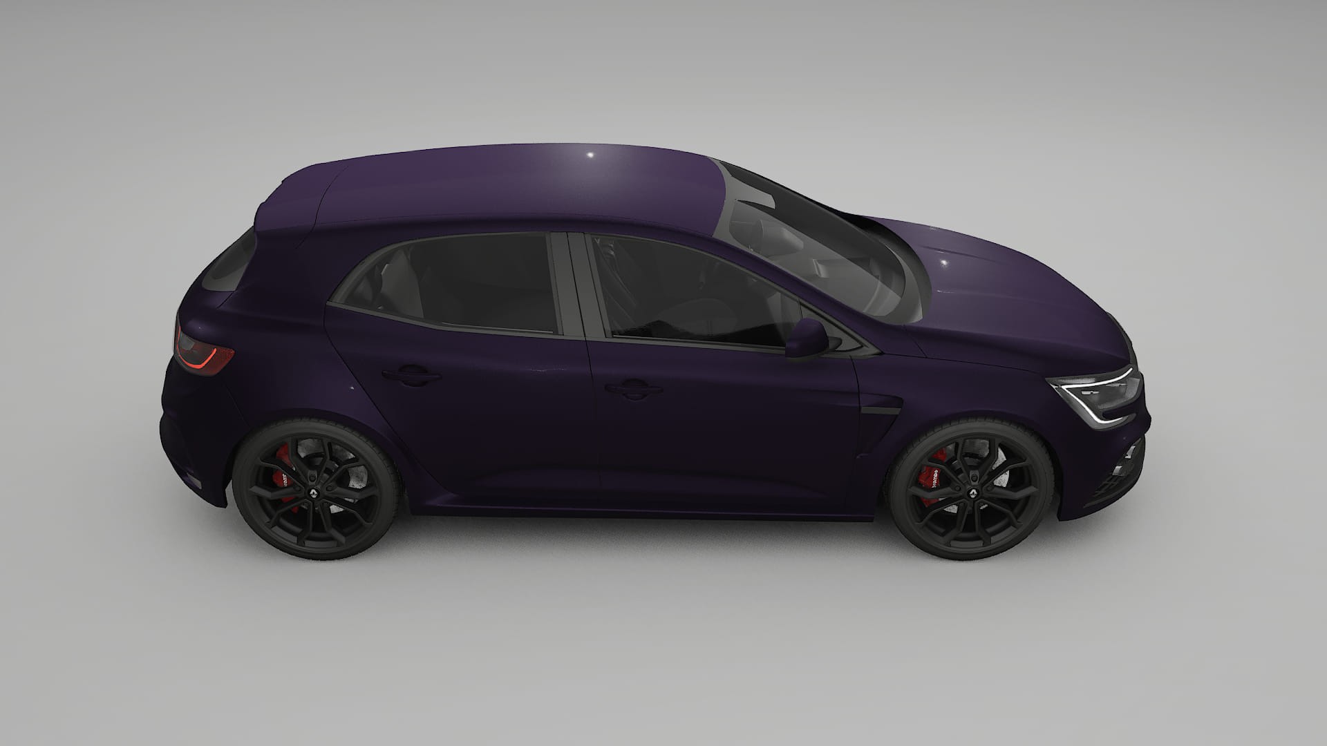 Renault Megane RS IV TPU Lakbeschermingsfolie | VIOLET Kleurveranderende PPF – Volledig Voorgesneden Kit