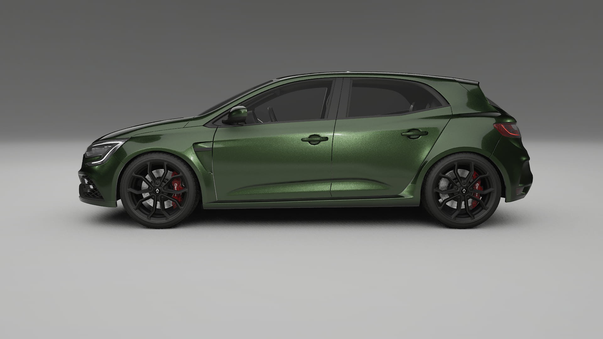 Renault Megane RS IV TPU Lakbeschermingsfolie | LAGOON Kleurveranderende PPF – Volledig Voorgesneden Kit