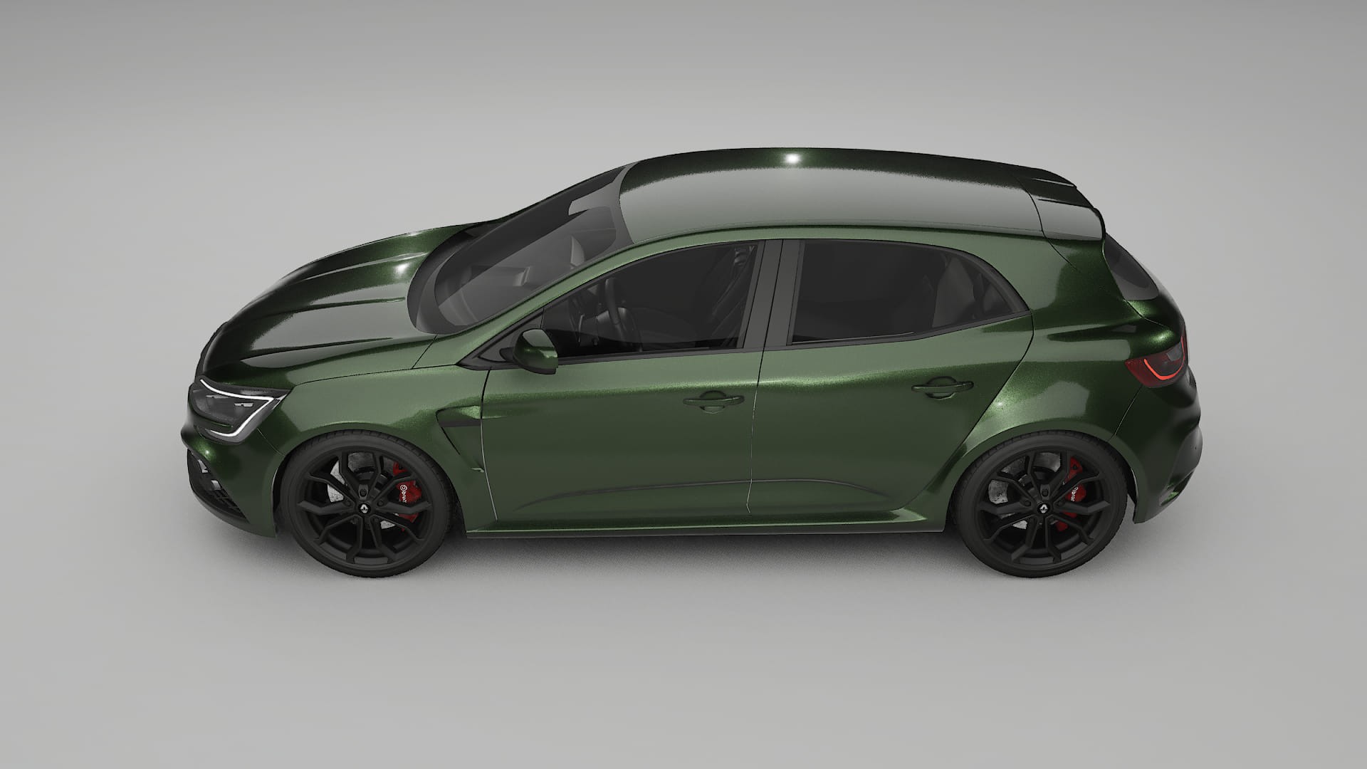 Renault Megane RS IV TPU Lakbeschermingsfolie | LAGOON Kleurveranderende PPF – Volledig Voorgesneden Kit