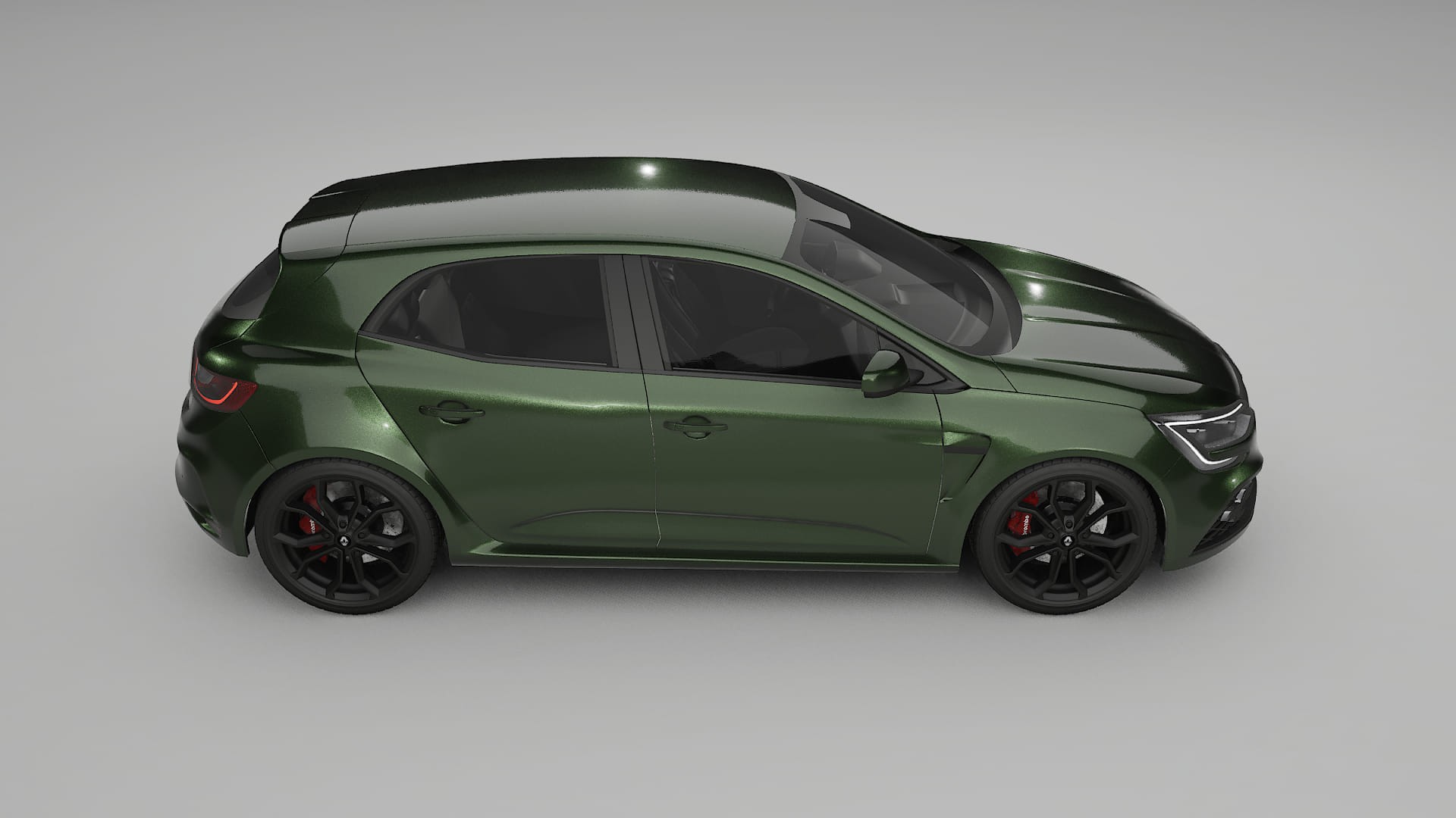 Renault Megane RS IV TPU Lakbeschermingsfolie | LAGOON Kleurveranderende PPF – Volledig Voorgesneden Kit