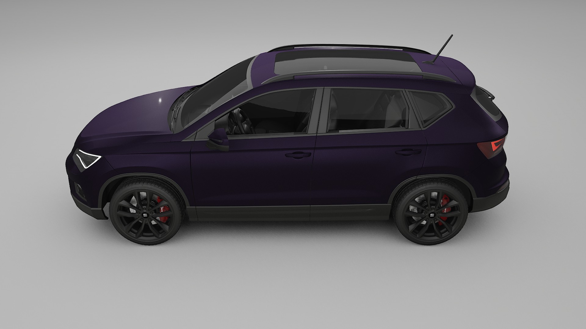 Seat Ateca KH7 TPU Lakbeschermingsfolie | VIOLET Kleurveranderende PPF – Volledig Voorgesneden Kit