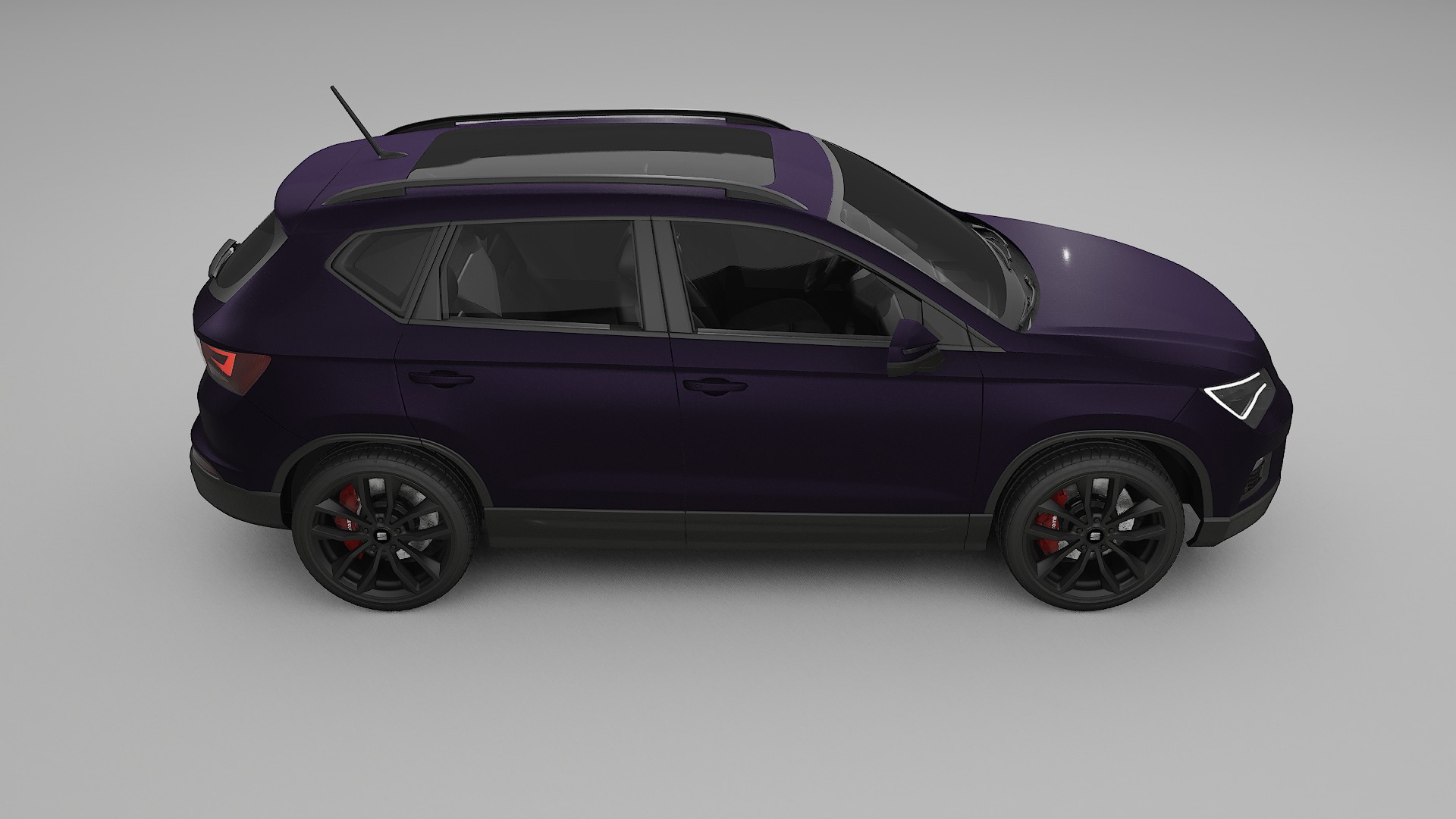 Seat Ateca KH7 TPU Lakbeschermingsfolie | VIOLET Kleurveranderende PPF – Volledig Voorgesneden Kit