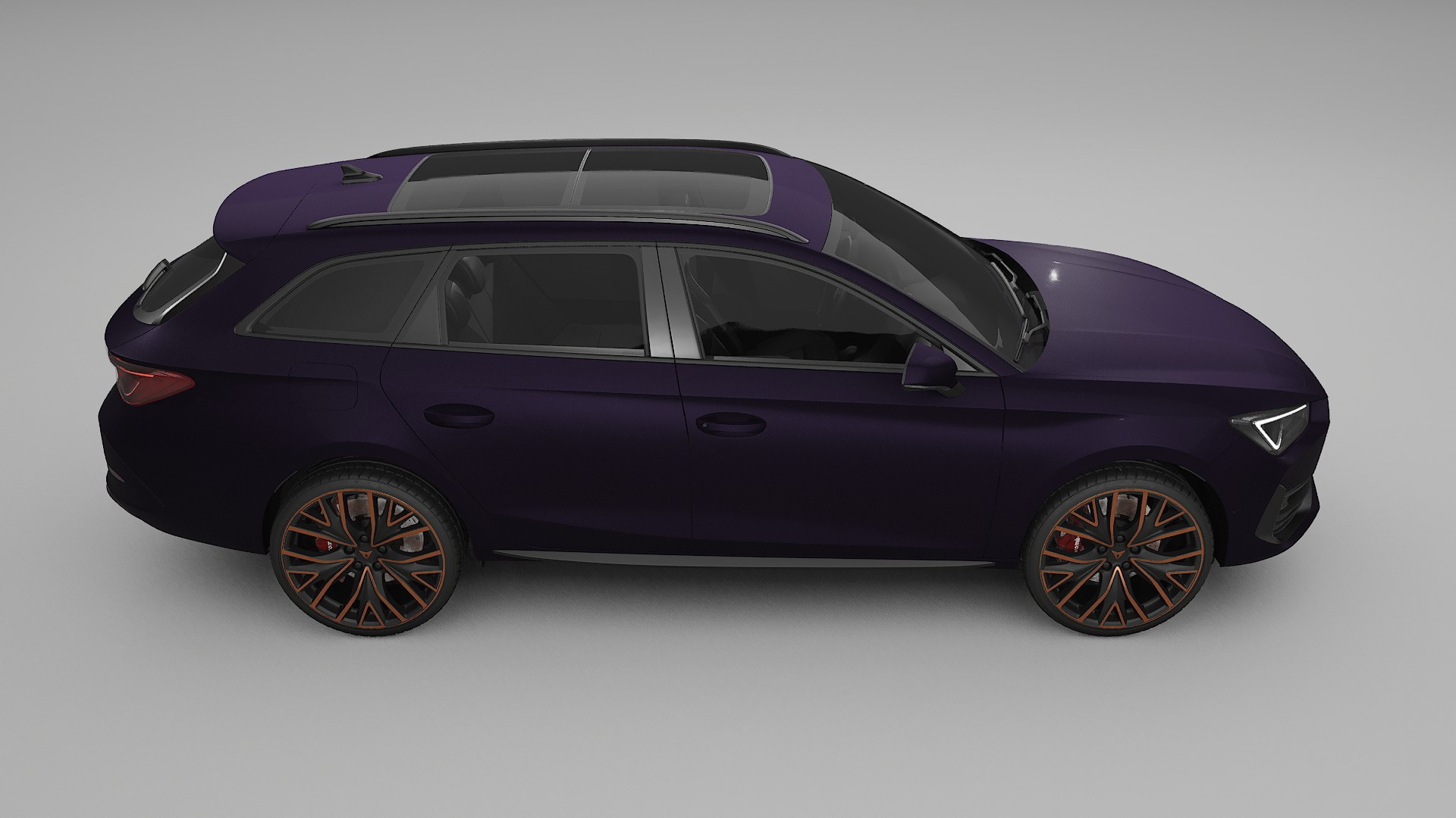Seat Leon Cupra KL TPU Lakbeschermingsfolie | VIOLET Kleurveranderende PPF – Volledig Voorgesneden Kit