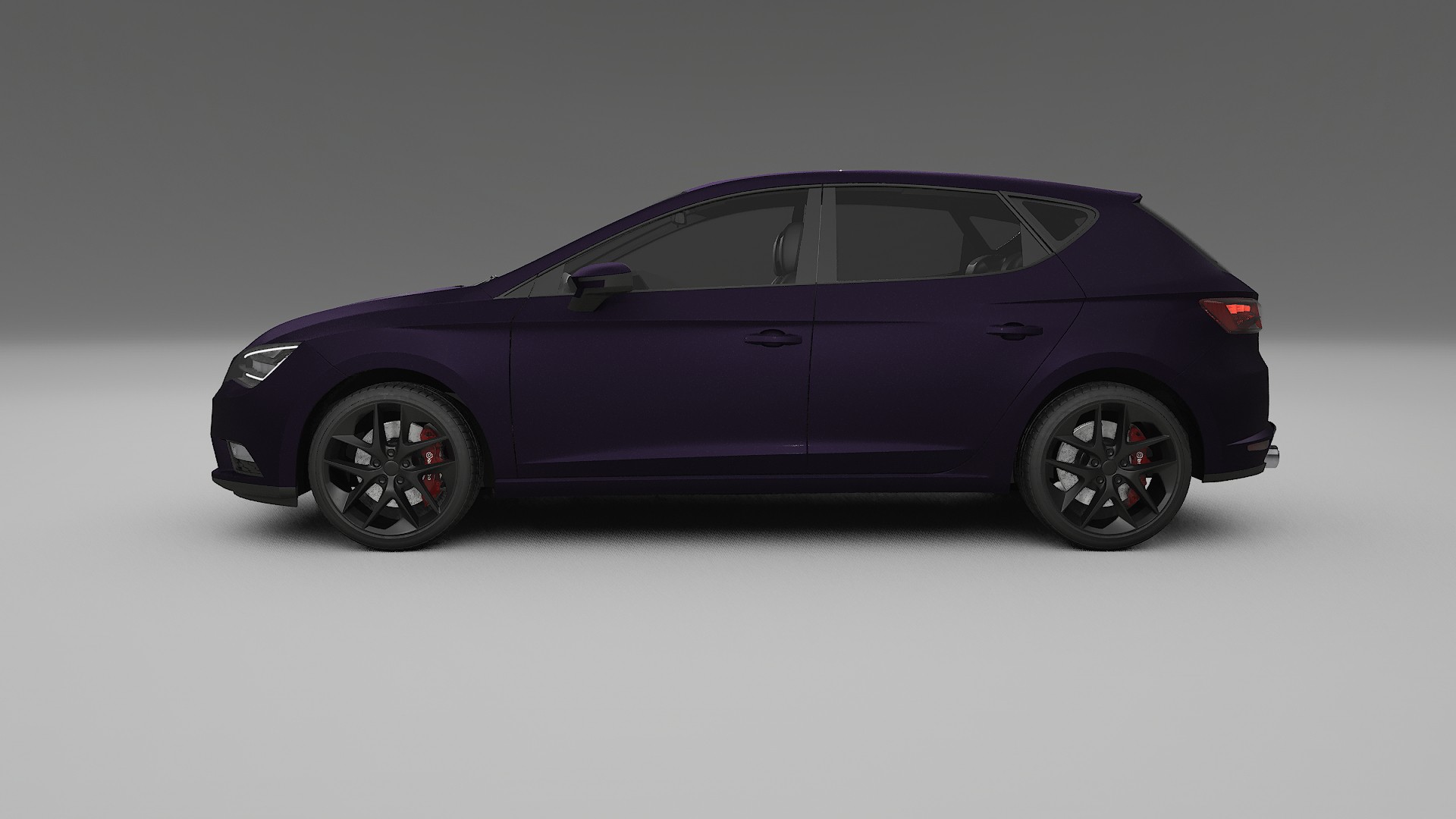 Seat Leon FR 5F TPU Lakbeschermingsfolie | VIOLET Kleurveranderende PPF – Volledig Voorgesneden Kit