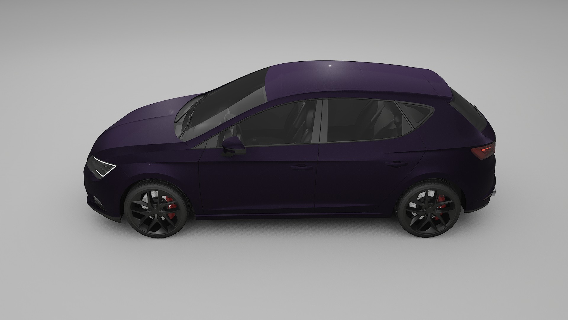 Seat Leon FR 5F TPU Lakbeschermingsfolie | VIOLET Kleurveranderende PPF – Volledig Voorgesneden Kit