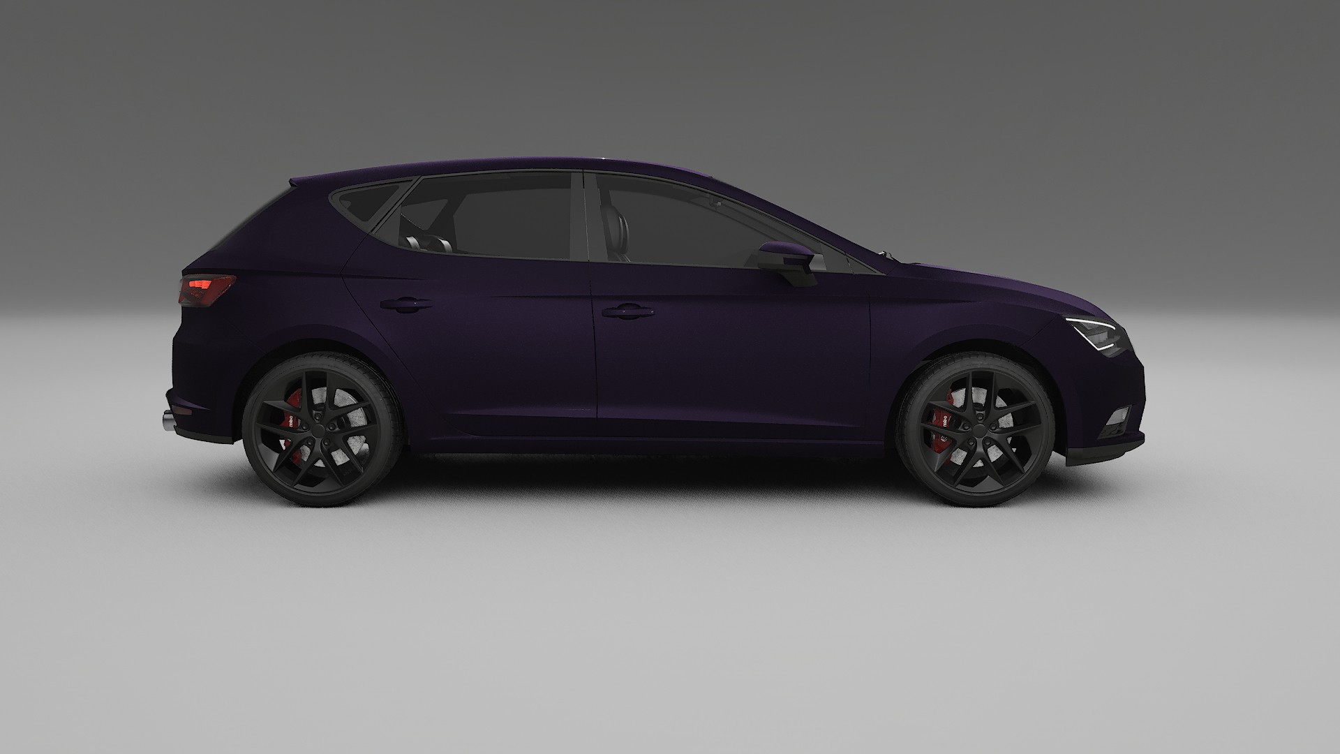 Seat Leon FR 5F TPU Lakbeschermingsfolie | VIOLET Kleurveranderende PPF – Volledig Voorgesneden Kit