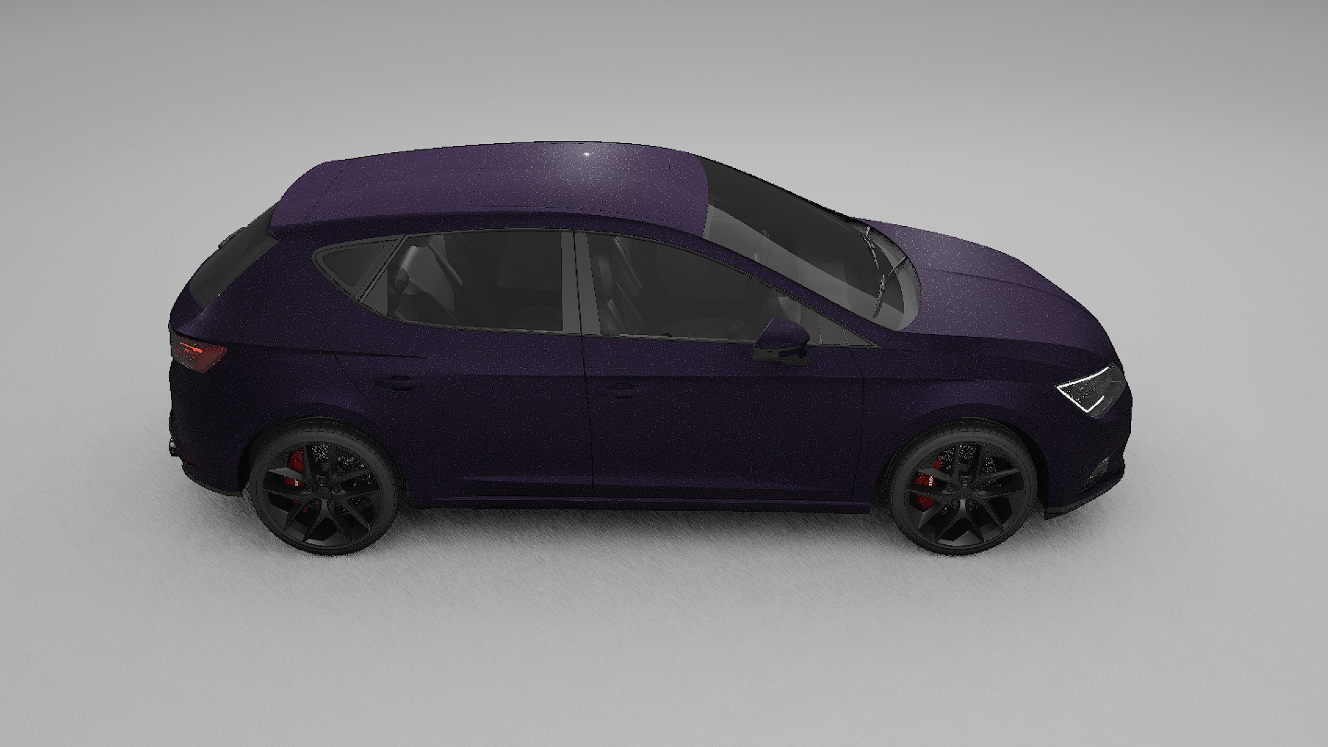 Seat Leon FR 5F TPU Lakbeschermingsfolie | VIOLET Kleurveranderende PPF – Volledig Voorgesneden Kit