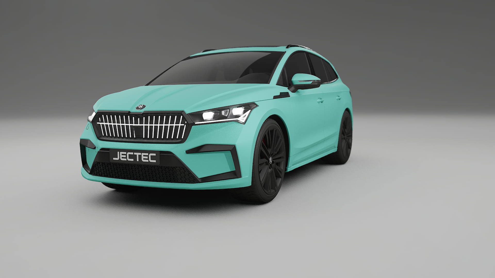 Škoda Enyaq MEB TPU Lakbeschermingsfolie | FROST Kleurveranderende PPF – Volledig Voorgesneden Kit