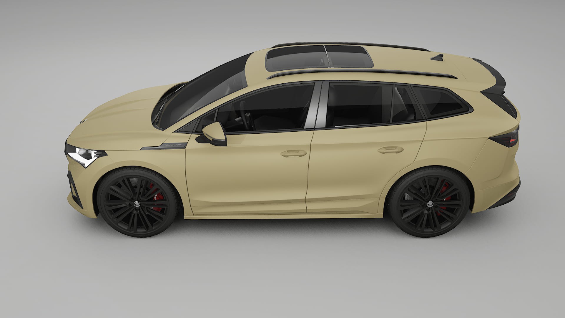 Škoda Enyaq MEB TPU Lakbeschermingsfolie | SAND Kleurveranderende PPF – Volledig Voorgesneden Kit