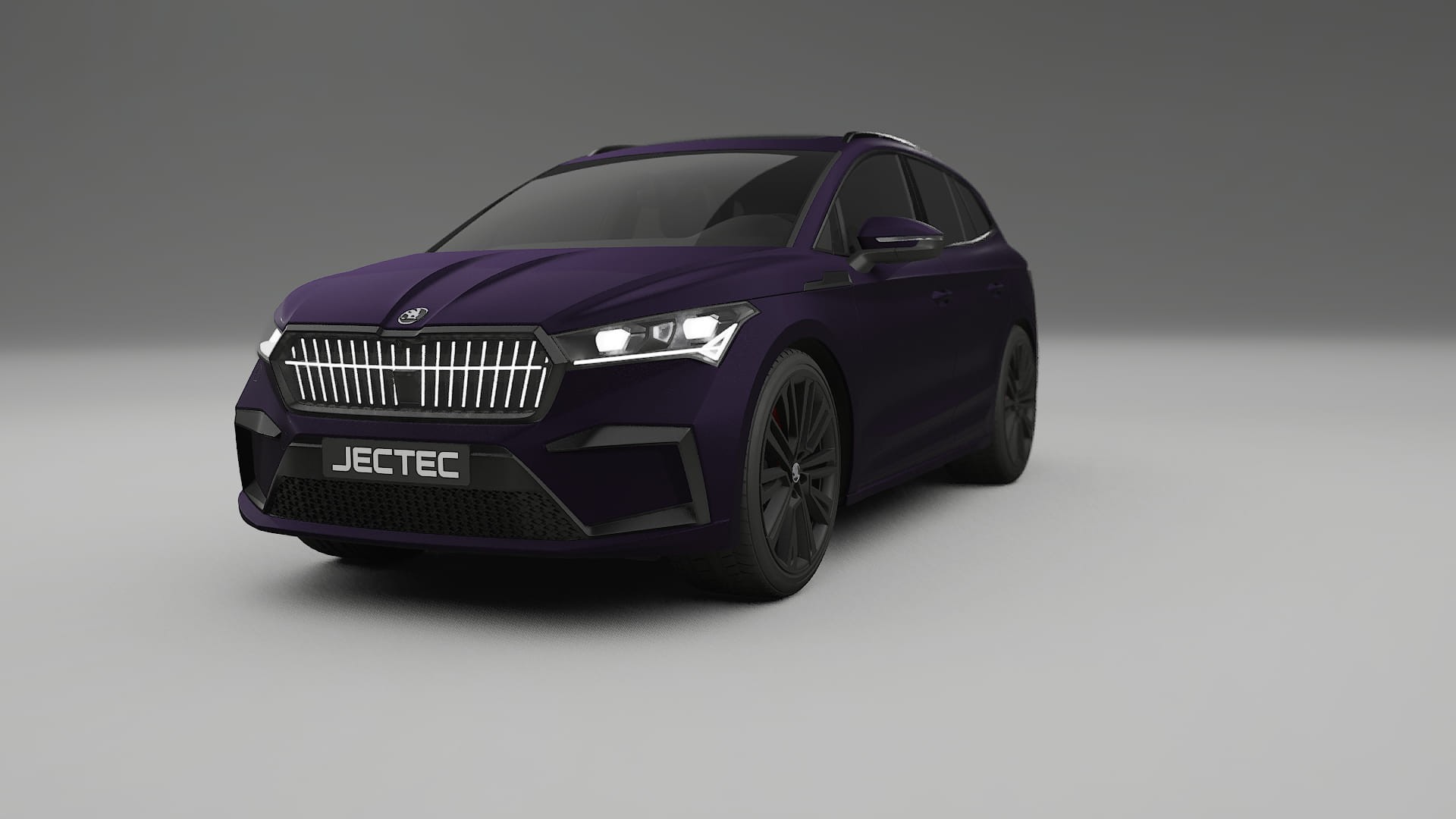 Škoda Enyaq MEB TPU Lakbeschermingsfolie | VIOLET Kleurveranderende PPF – Volledig Voorgesneden Kit