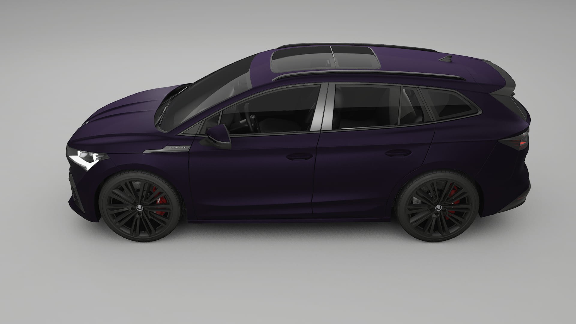 Škoda Enyaq MEB TPU Lakbeschermingsfolie | VIOLET Kleurveranderende PPF – Volledig Voorgesneden Kit