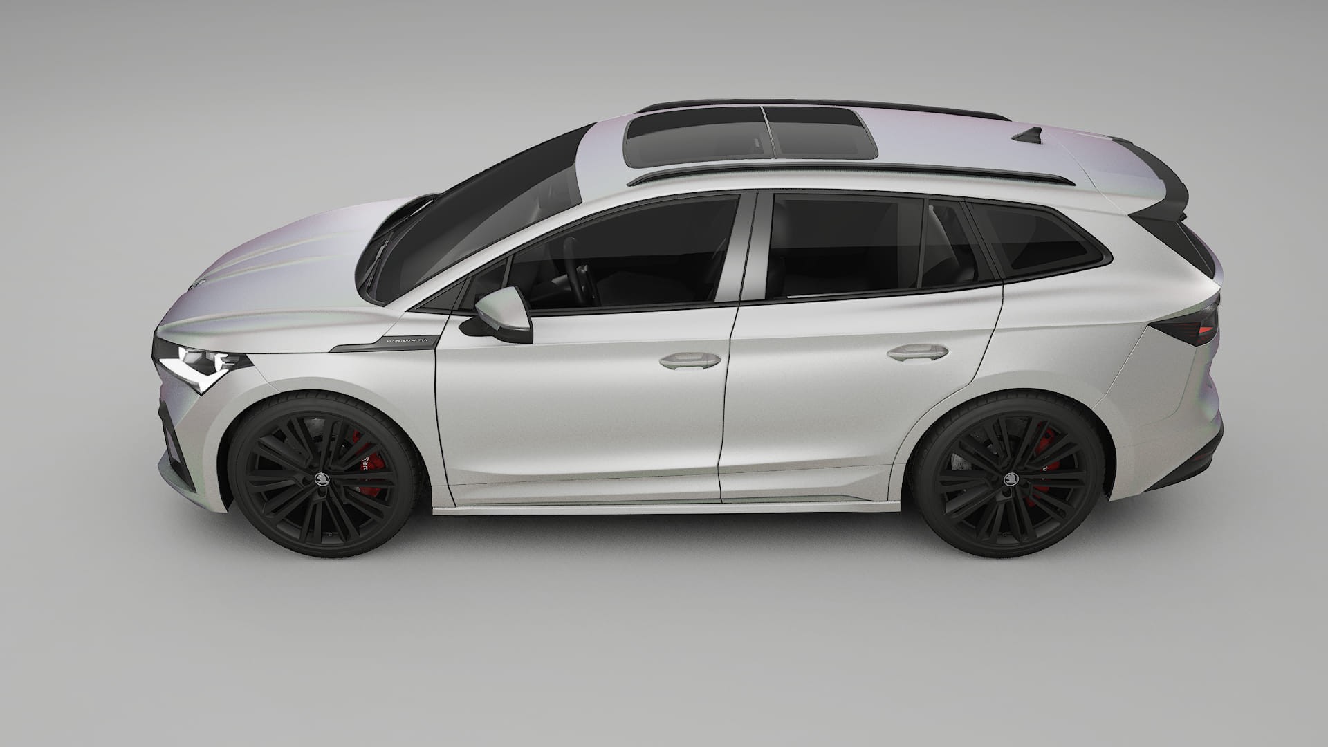 Škoda Enyaq MEB TPU Lakbeschermingsfolie | NEBULA Kleurveranderende PPF – Volledig Voorgesneden Kit