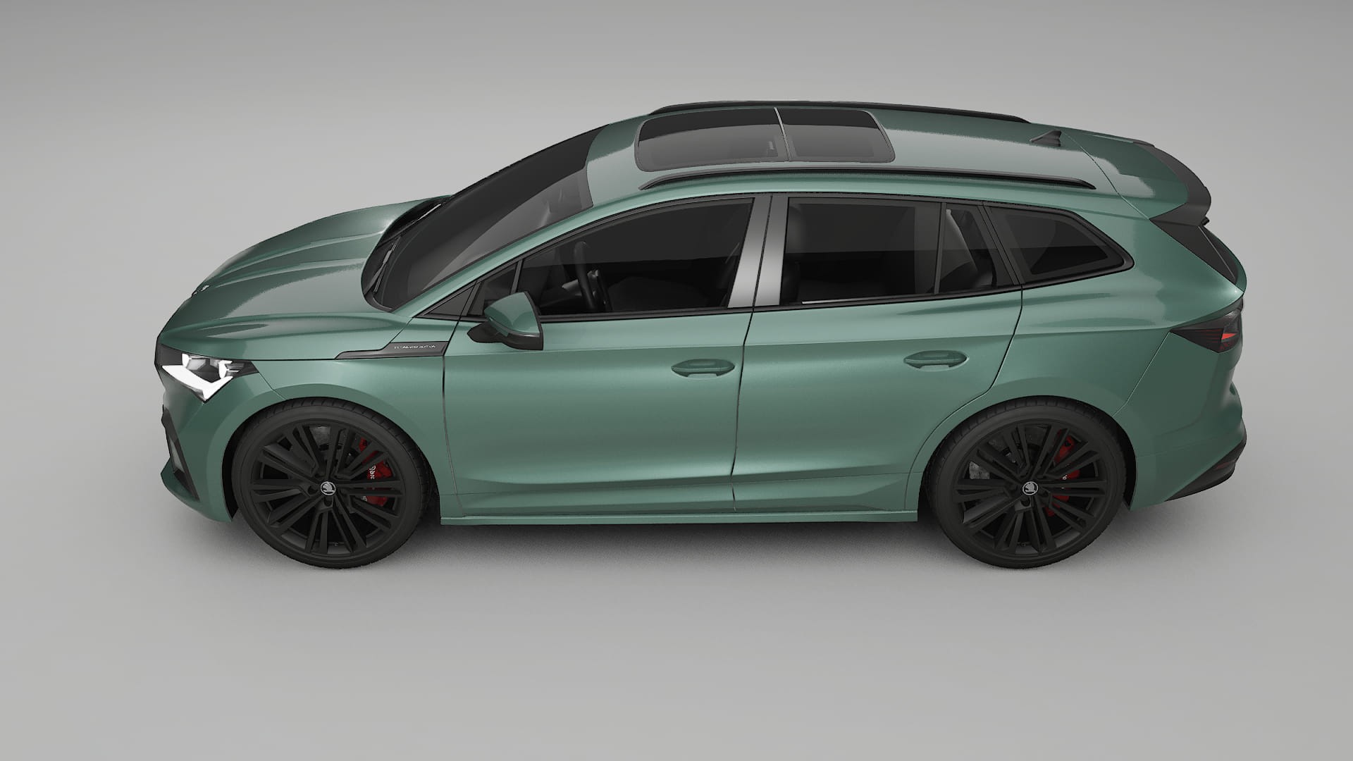 Škoda Enyaq MEB TPU Lakbeschermingsfolie | EVERGREEN Kleurveranderende PPF – Volledig Voorgesneden Kit