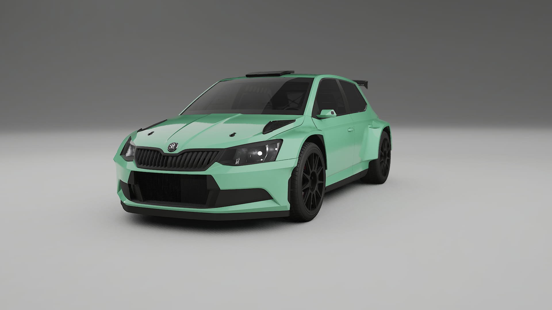 Škoda Fabia R5 6V TPU Lakbeschermingsfolie | DUSTY Kleurveranderende PPF – Volledig Voorgesneden Kit