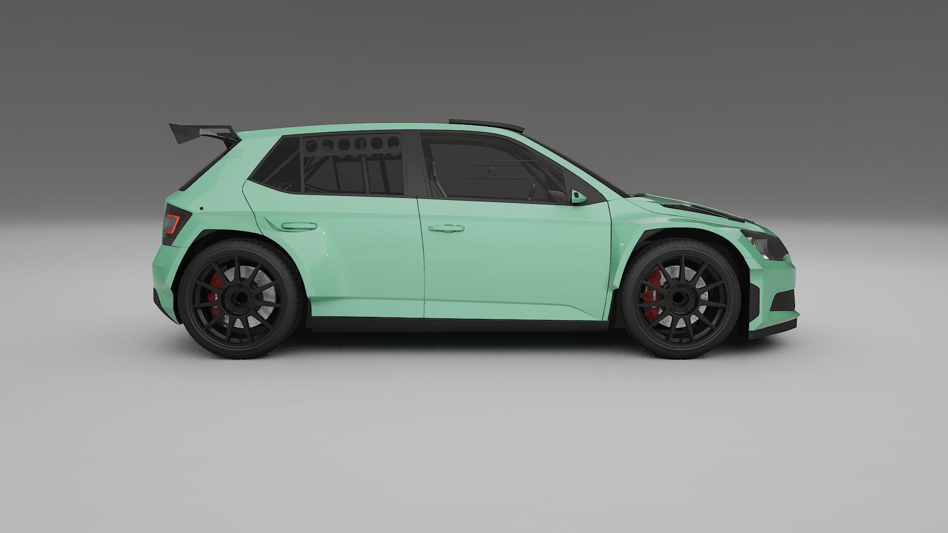Škoda Fabia R5 6V TPU Lakbeschermingsfolie | DUSTY Kleurveranderende PPF – Volledig Voorgesneden Kit