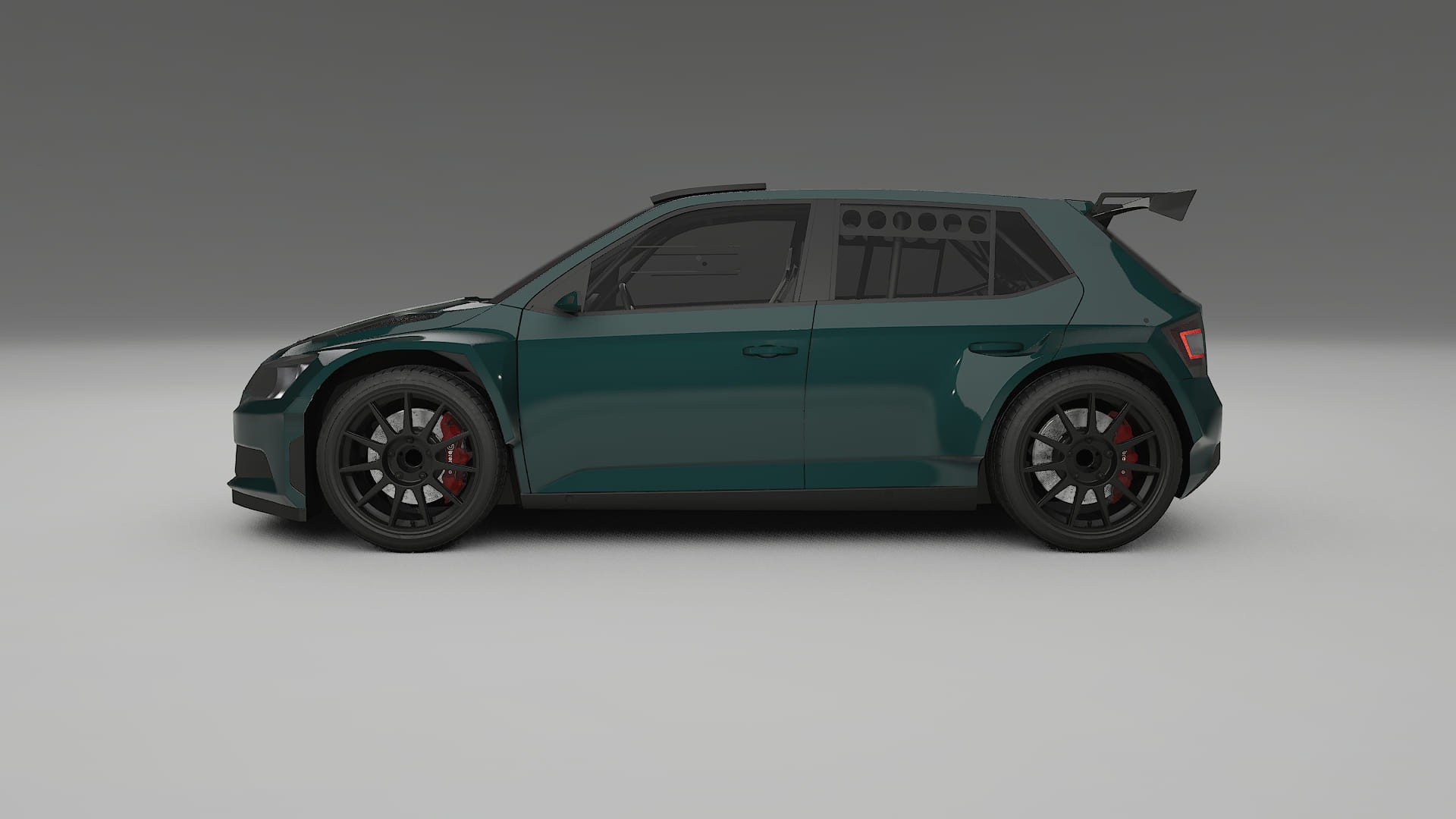 Škoda Fabia R5 6V TPU Lakbeschermingsfolie | INFERNO Kleurveranderende PPF – Volledig Voorgesneden Kit