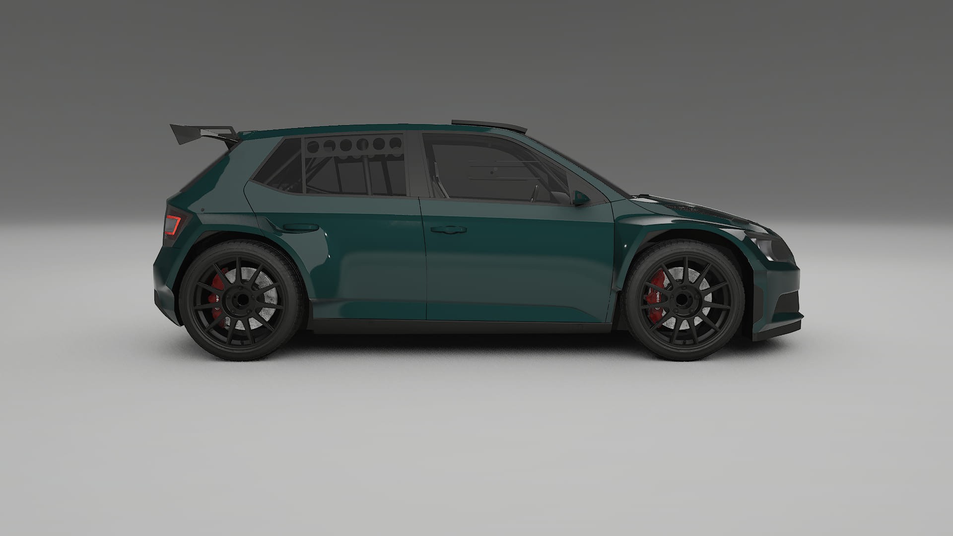 Škoda Fabia R5 6V TPU Lakbeschermingsfolie | INFERNO Kleurveranderende PPF – Volledig Voorgesneden Kit