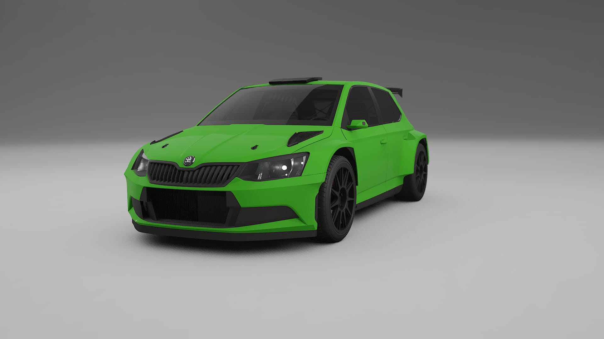 Škoda Fabia R5 6V TPU Lakbeschermingsfolie | VENOM Kleurveranderende PPF – Volledig Voorgesneden Kit