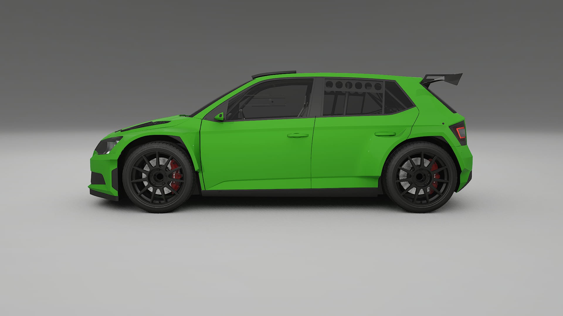 Škoda Fabia R5 6V TPU Lakbeschermingsfolie | VENOM Kleurveranderende PPF – Volledig Voorgesneden Kit