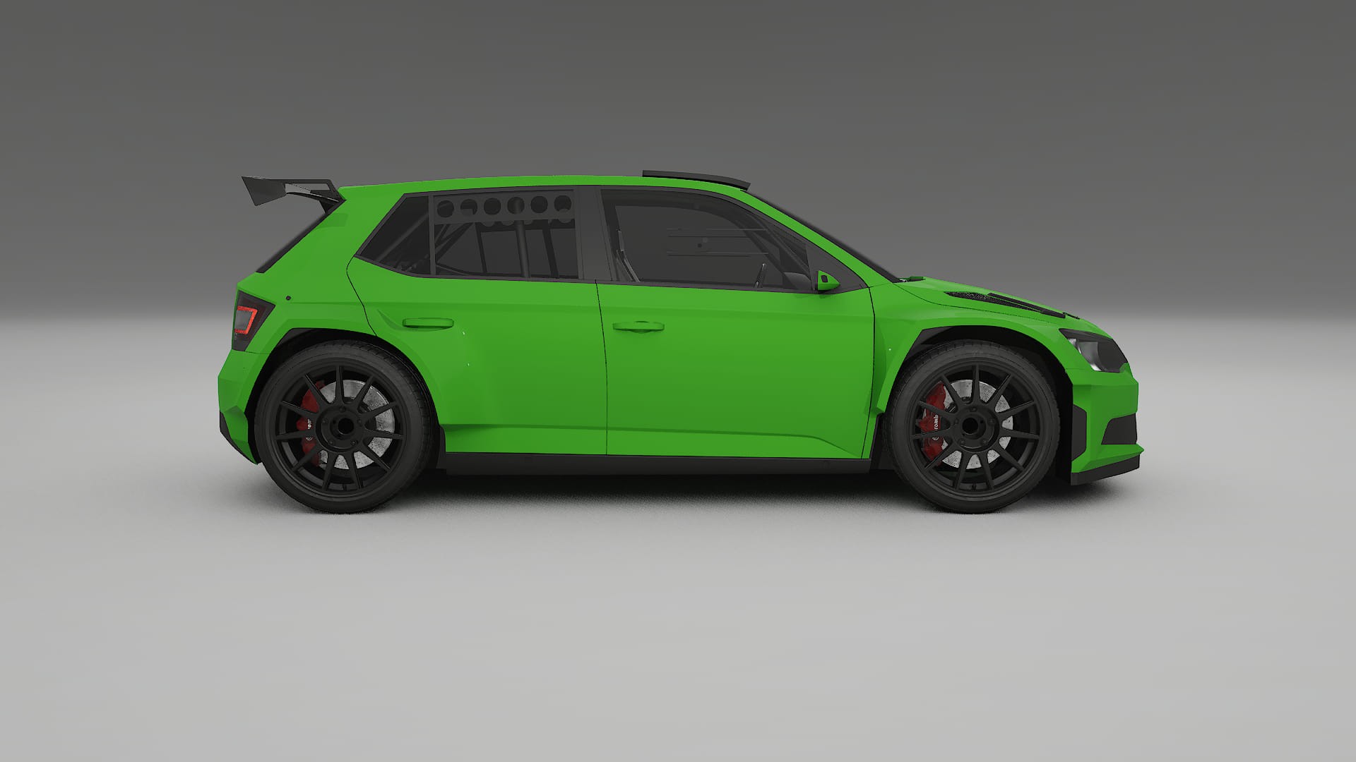 Škoda Fabia R5 6V TPU Lakbeschermingsfolie | VENOM Kleurveranderende PPF – Volledig Voorgesneden Kit
