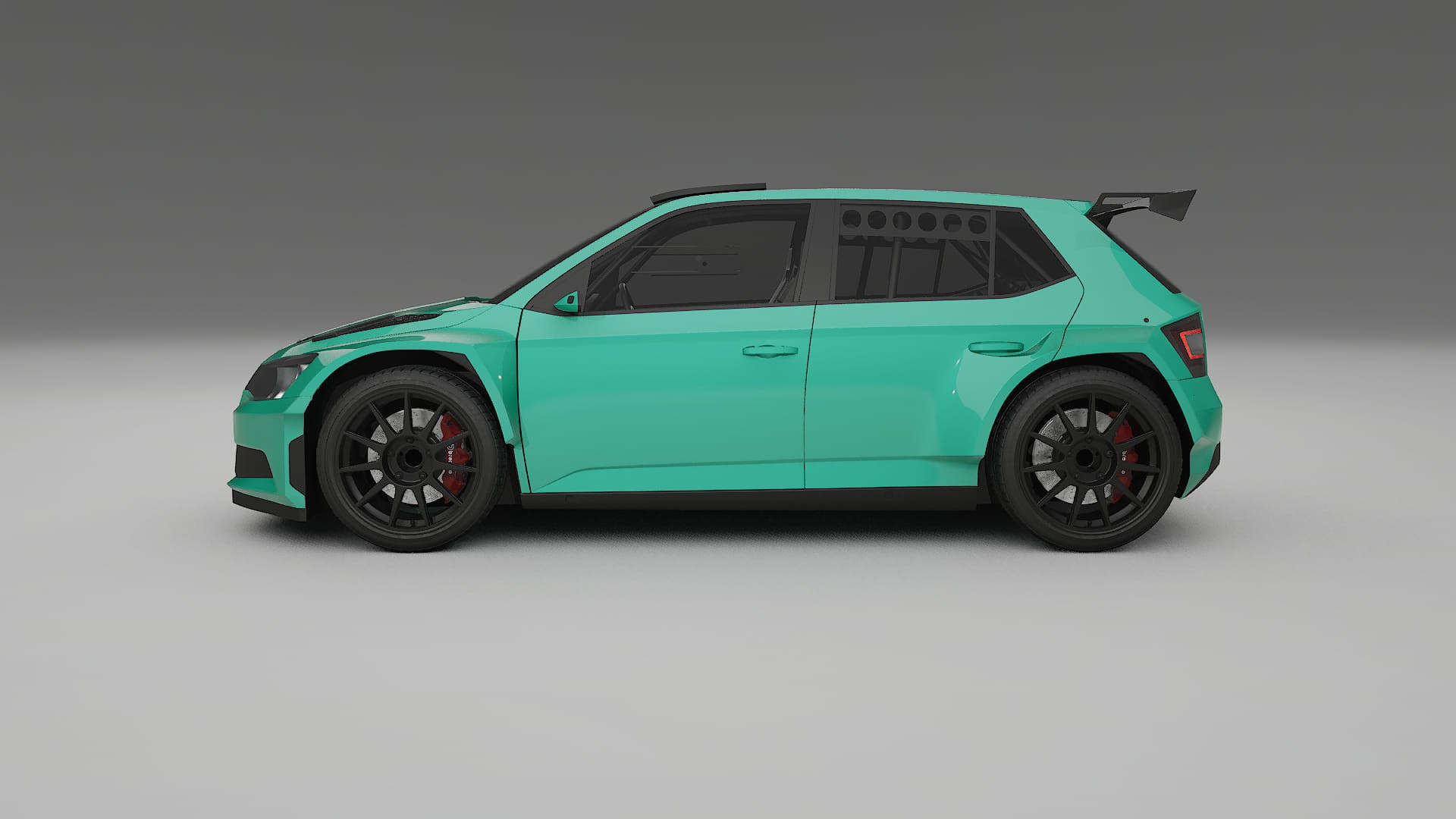Škoda Fabia R5 6V TPU Lakbeschermingsfolie | JEWEL Kleurveranderende PPF – Volledig Voorgesneden Kit