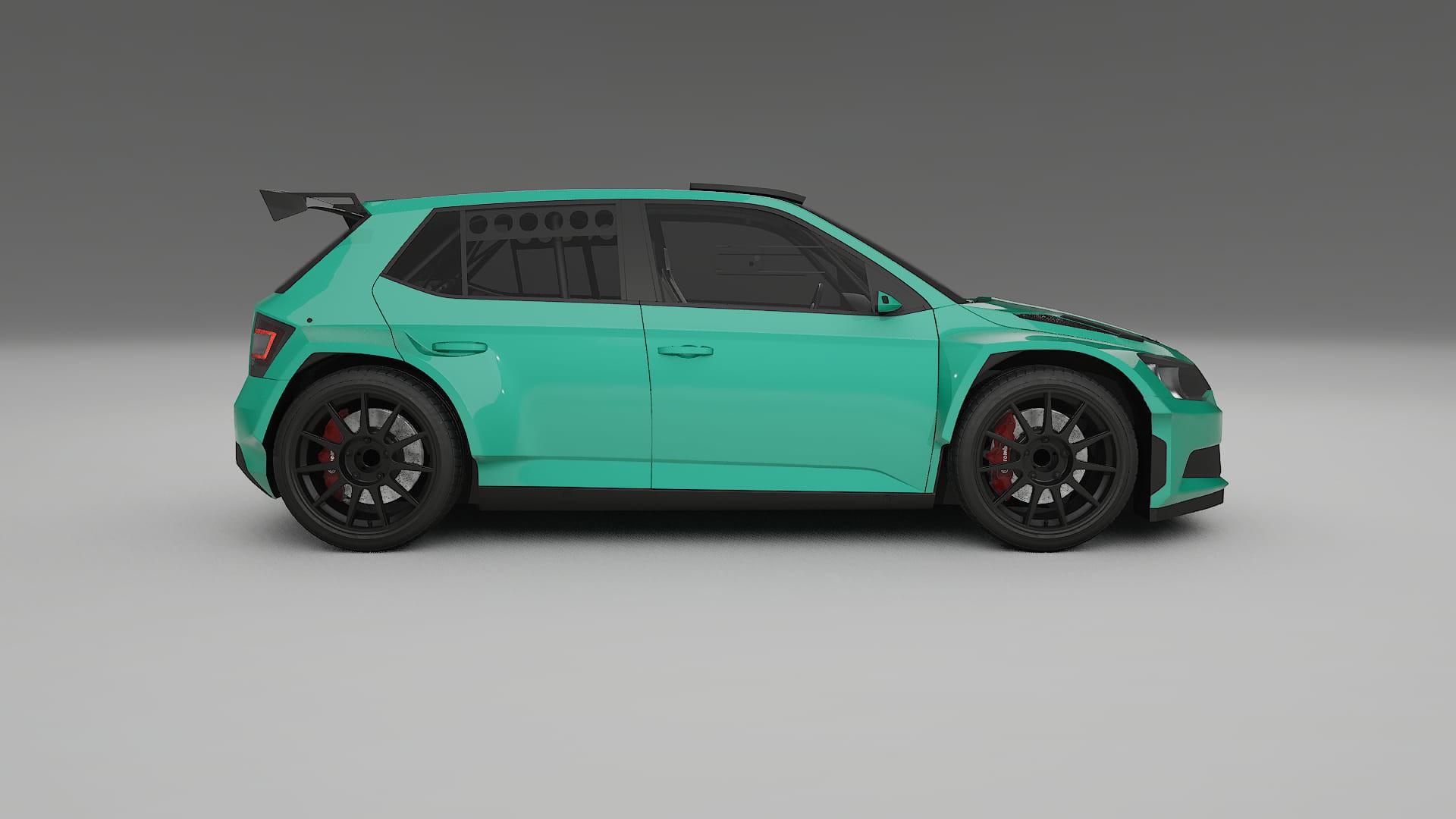 Škoda Fabia R5 6V TPU Lakbeschermingsfolie | JEWEL Kleurveranderende PPF – Volledig Voorgesneden Kit