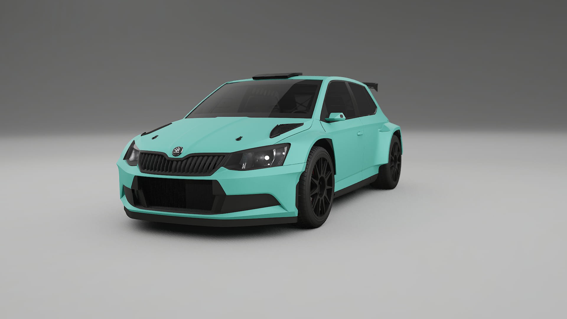 Škoda Fabia R5 6V TPU Lakbeschermingsfolie | FROST Kleurveranderende PPF – Volledig Voorgesneden Kit