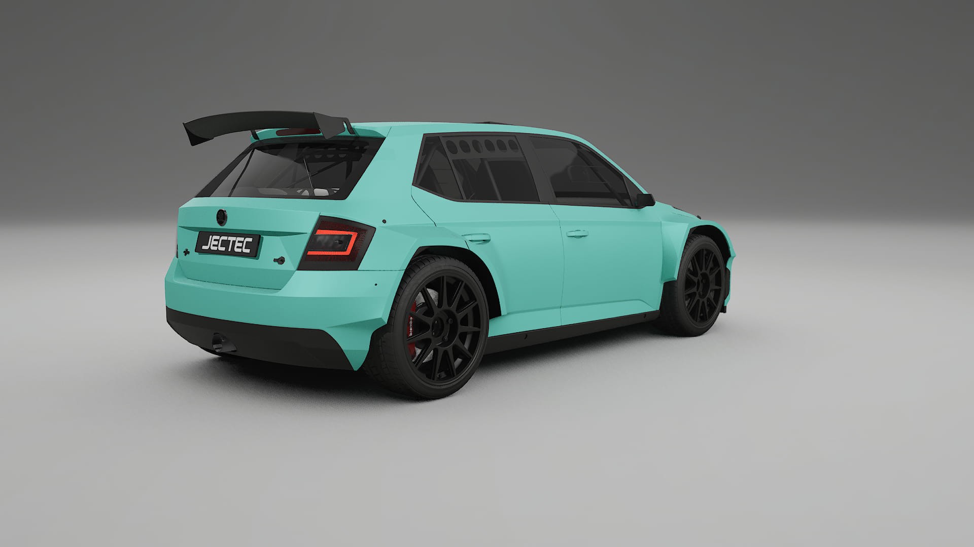 Škoda Fabia R5 6V TPU Lakbeschermingsfolie | FROST Kleurveranderende PPF – Volledig Voorgesneden Kit