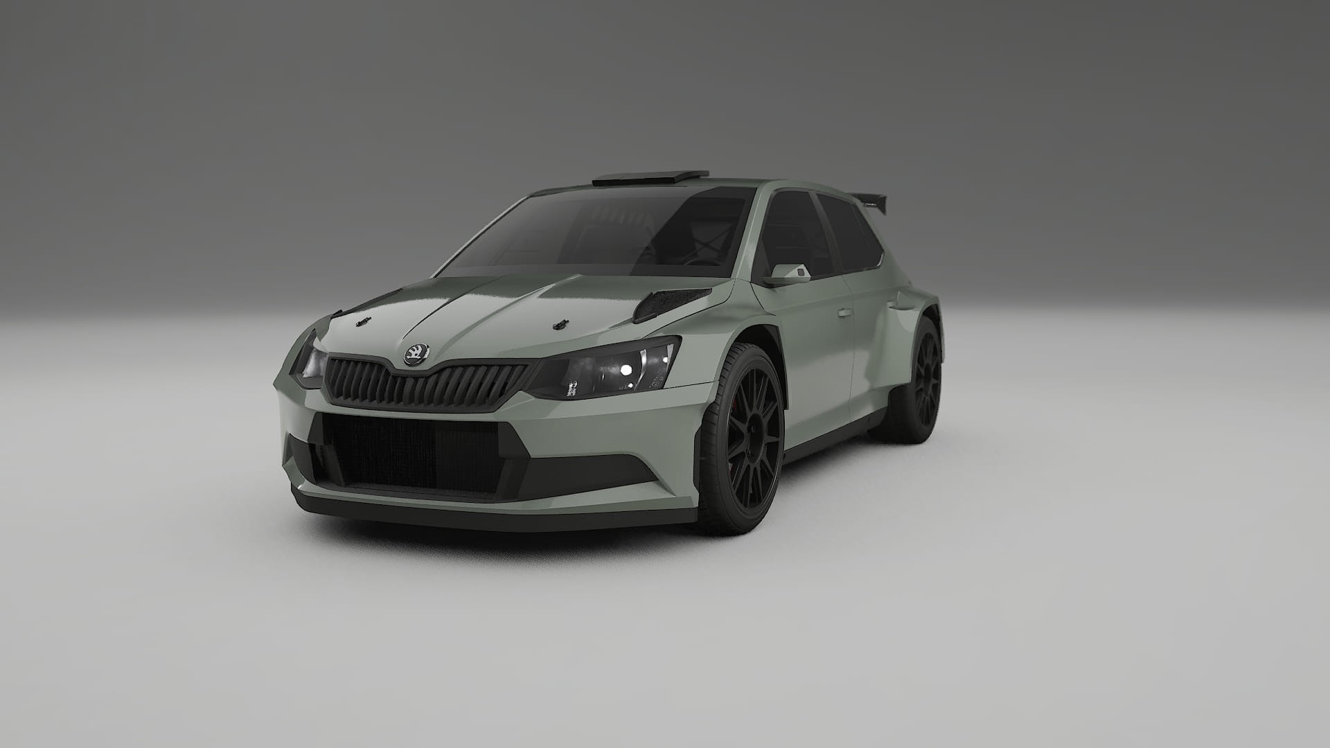 Škoda Fabia R5 6V TPU Lakbeschermingsfolie | SLATE Kleurveranderende PPF – Volledig Voorgesneden Kit